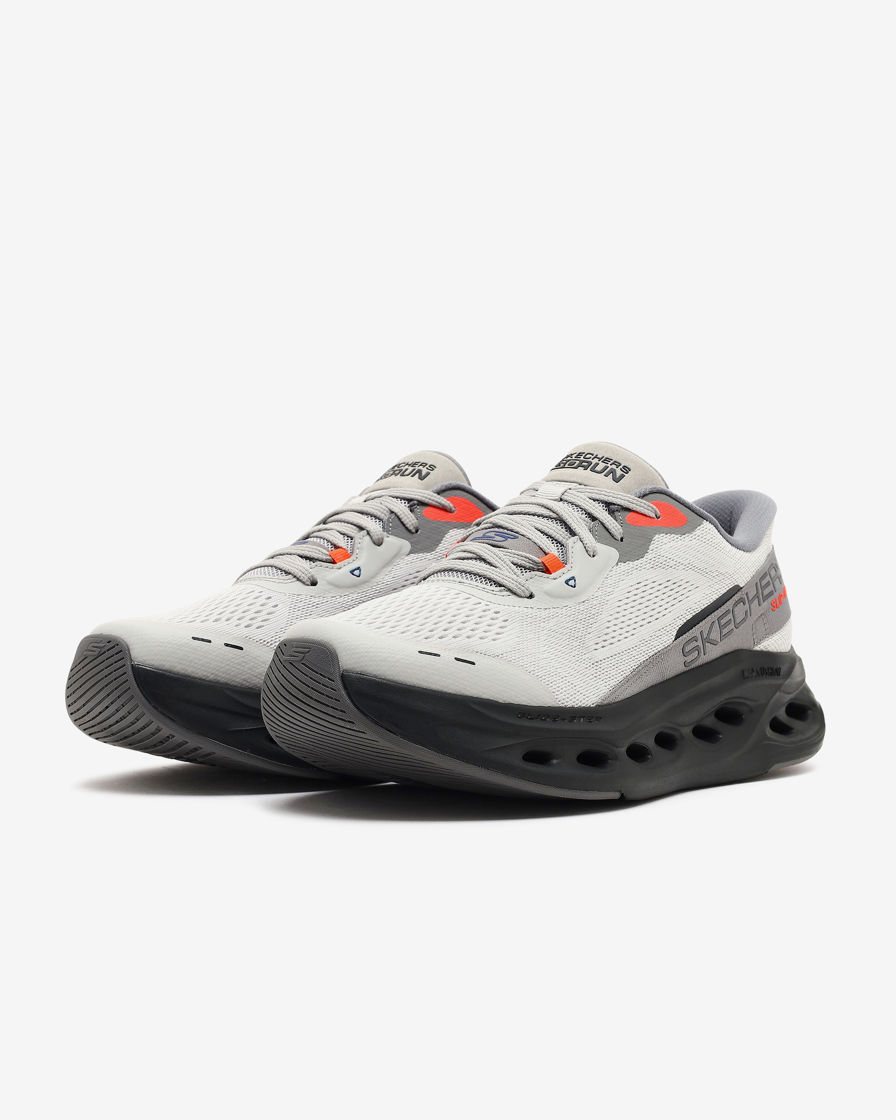 Skechers Max Cushioning Glide-step - Advert Erkek Gri Koşu