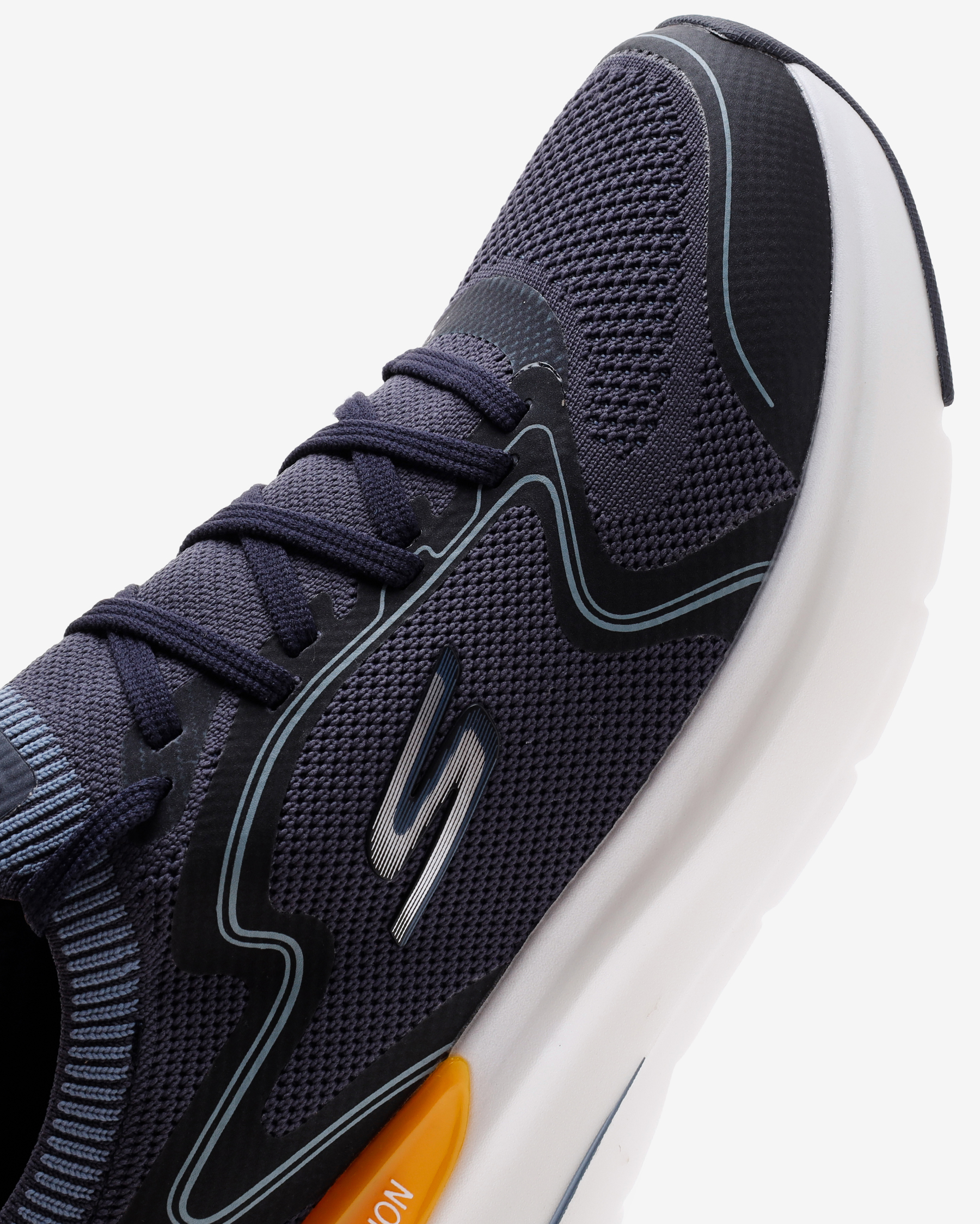 Skechers Max Cushioning Hyper Burst - Smooth Strike Erkek Lacivert