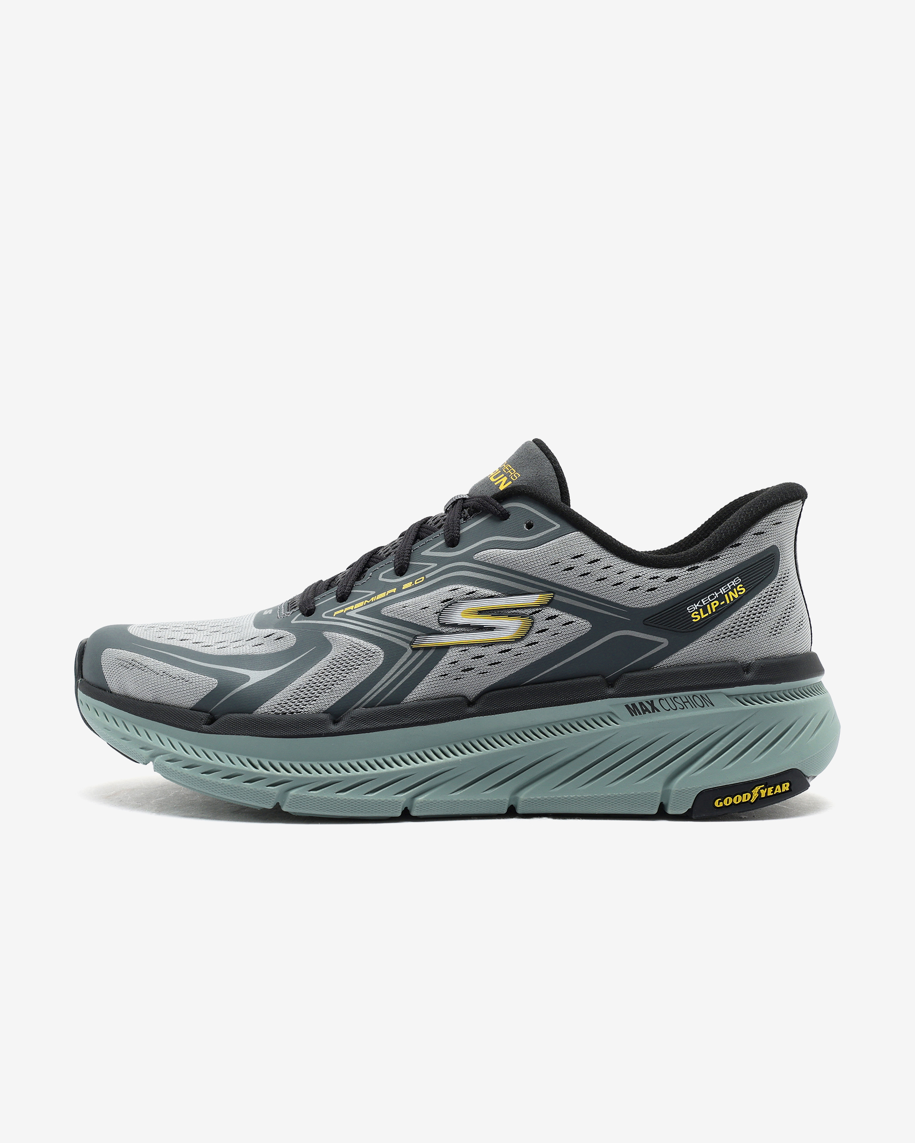 Skechers Max Cushioning Premier 2.0-Continuous Erkek Gri Koşu