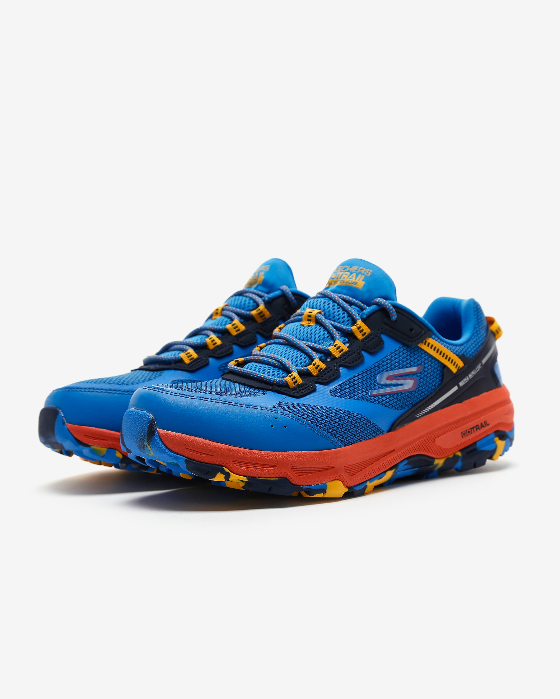 Skechers Go Run Trail Altitude - Marble Rock 2.0 Erkek Mavi Koşu