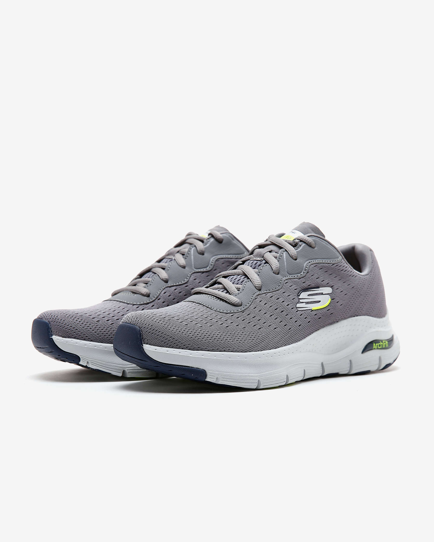Skechers Arch Fit - Infinity Cool Erkek Gri Spor Ayakkabı 232303 GRY