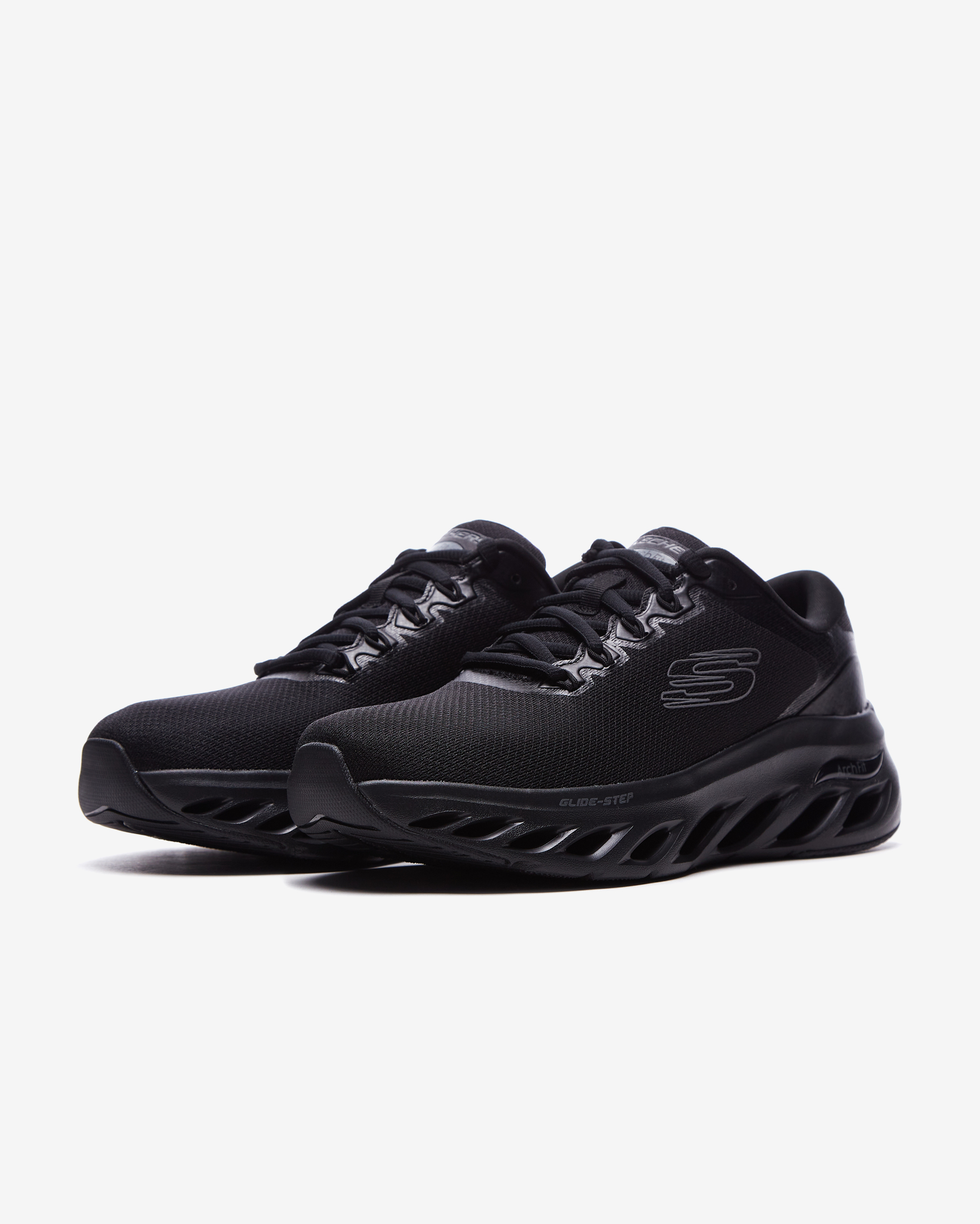 えっこ Amazon.com | SKEC ARCHFITGLIDE-ST - 232321-BLK Black
