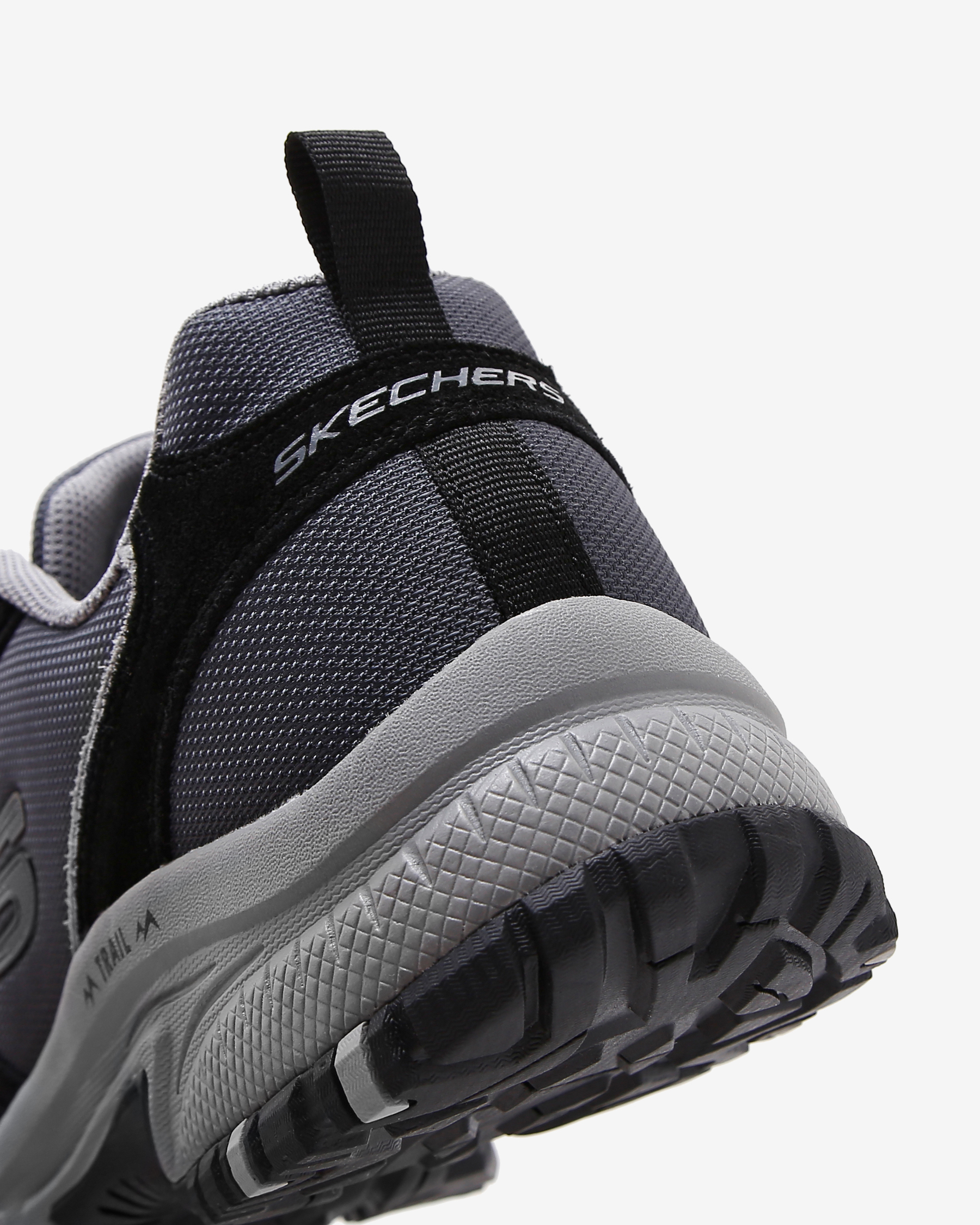 パワー Skechers Hillcrest - Compello Erkek Siyah Outdoor Ayakkabı 237268 BKGY