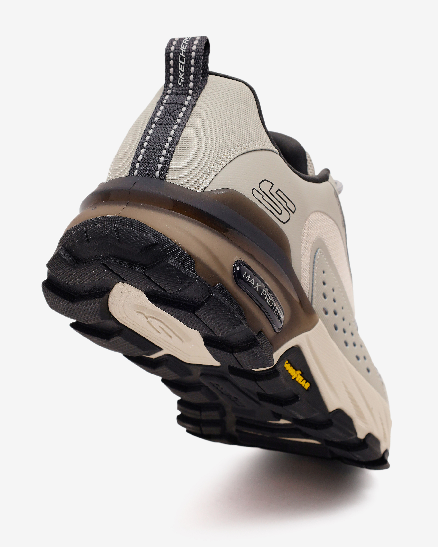 skn930303出品 Skechers Max Protect Erkek Bej Outdoor Ayakkabı 237303 NAT