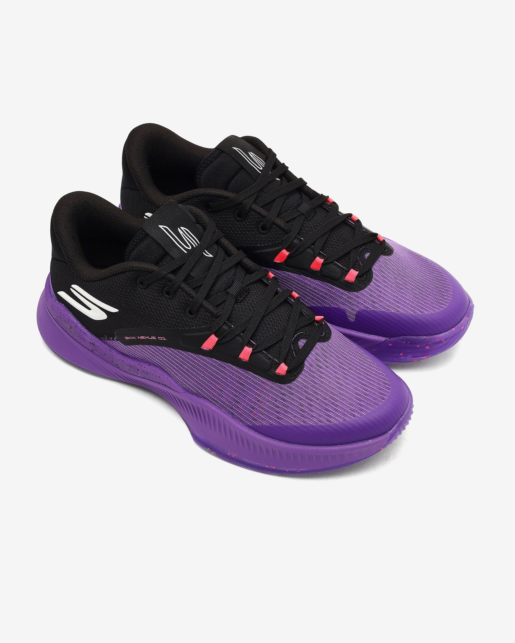 Skechers Skx Nexus Erkek Mor Basketbol Ayakkabısı 253015 PRBK