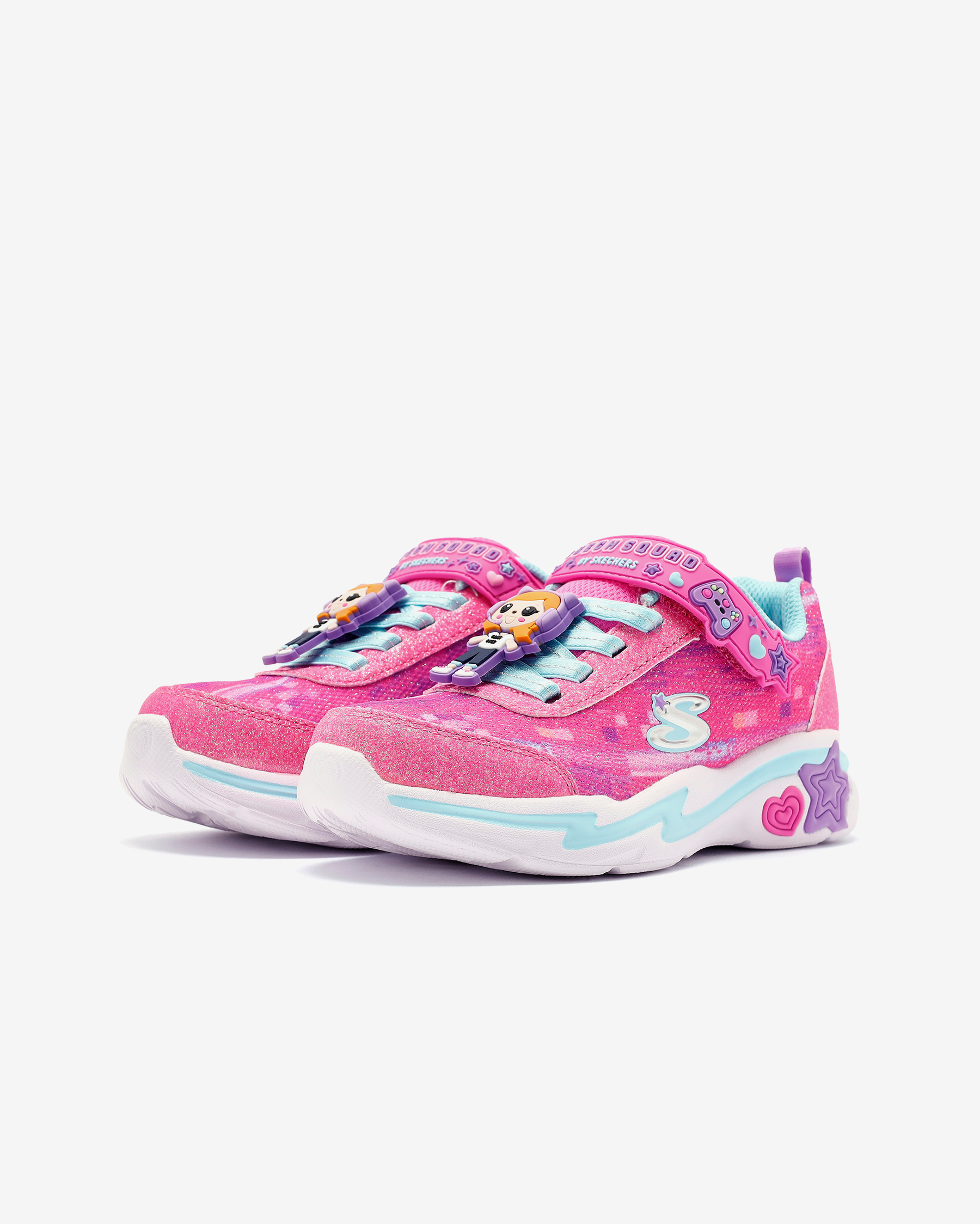 Skechers Snuggle Sneaks - Skech Squad Büyük Kız Çocuk Pembe Spor