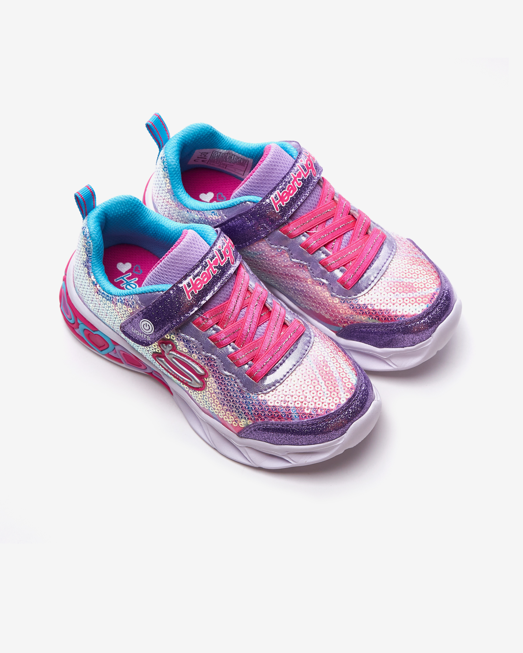 Skechers Sweetheart Lights - Lets Shine Büyük Kız Çocuk Mor Işıklı