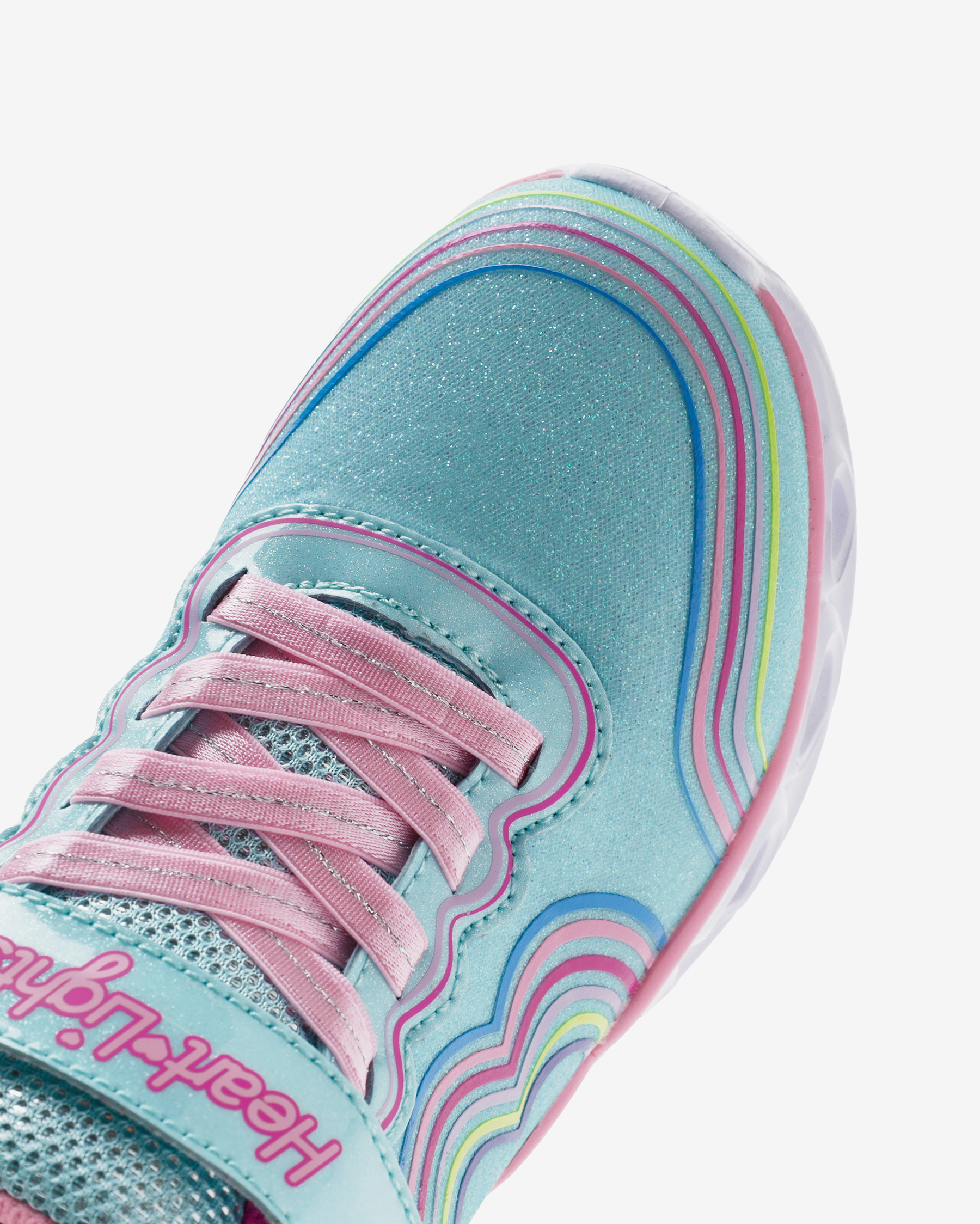 Skechers Heart Lights Retro Hearts Büyük Kız Çocuk Mavi Işıklı