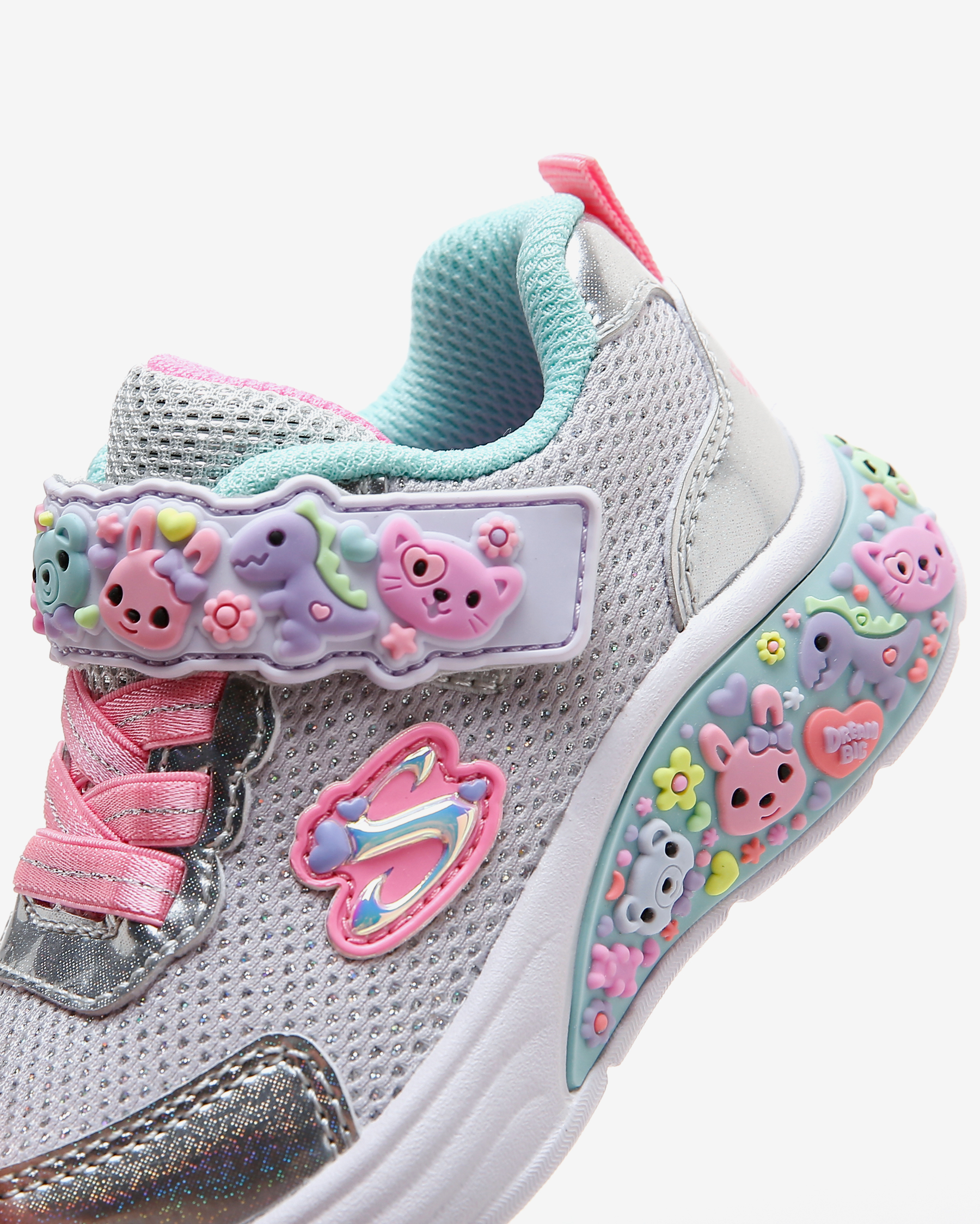 Skechers Lil Dreamers Küçük Kız Çocuk Gri Spor Ayakkabı 303155N SMLT