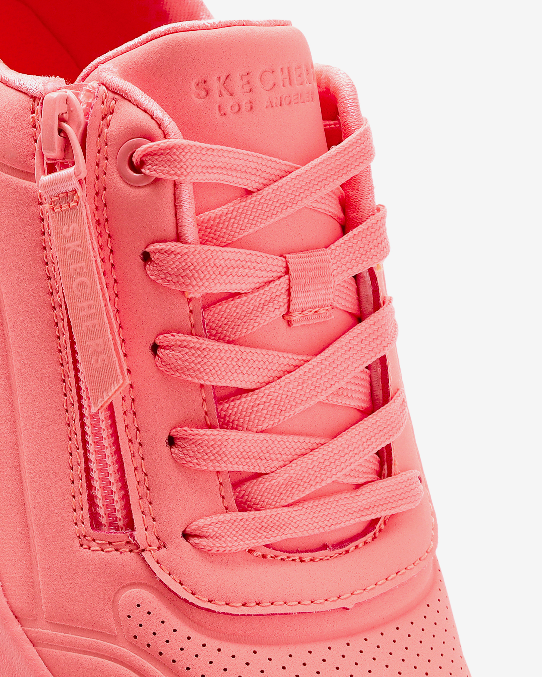 Skechers Uno Lite Neon Zip Büyük Kız Çocuk Turuncu Sneakers