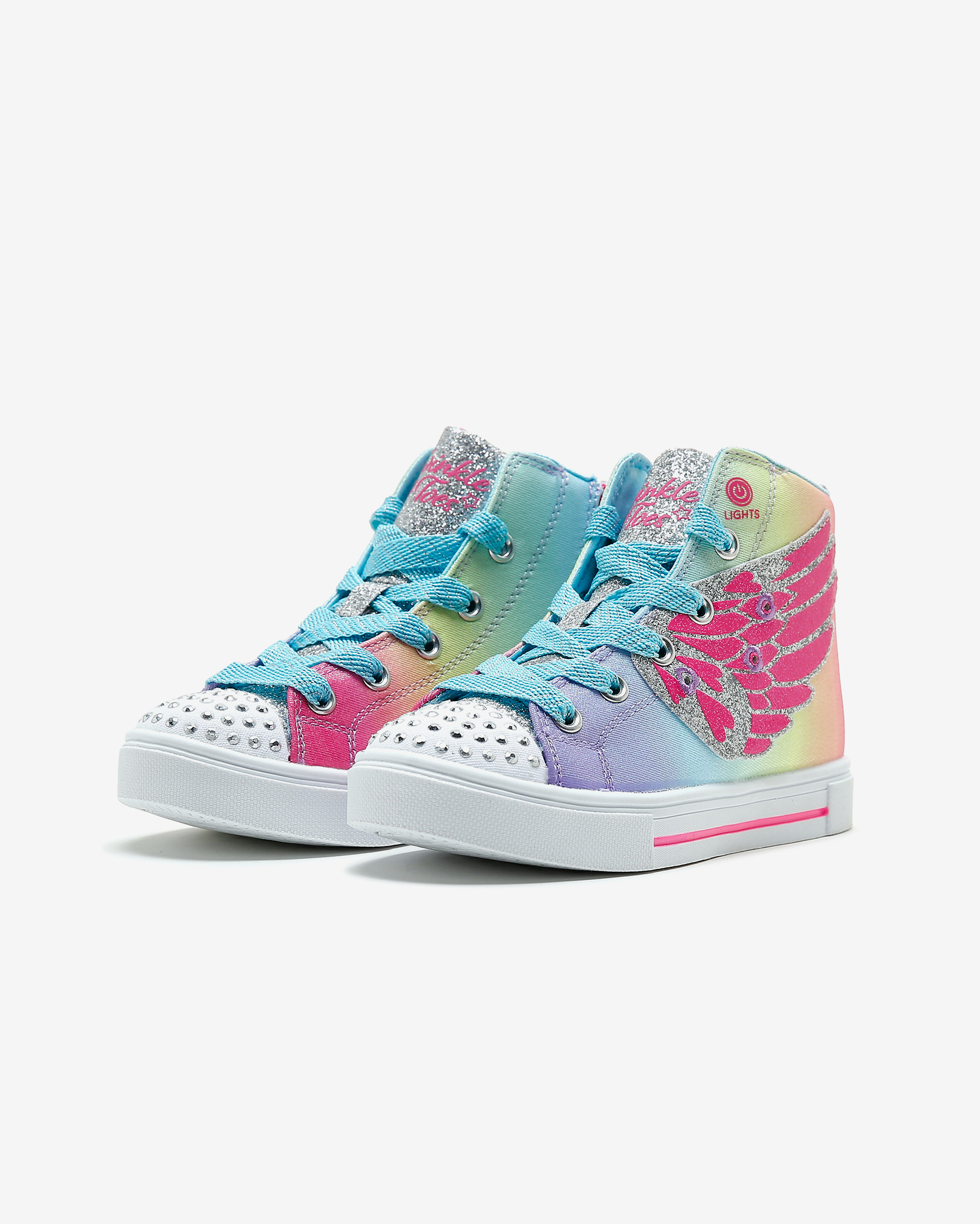 Skechers Twinkle Sparks - Wing Charm Büyük Kız Çocuk Çok Renkli