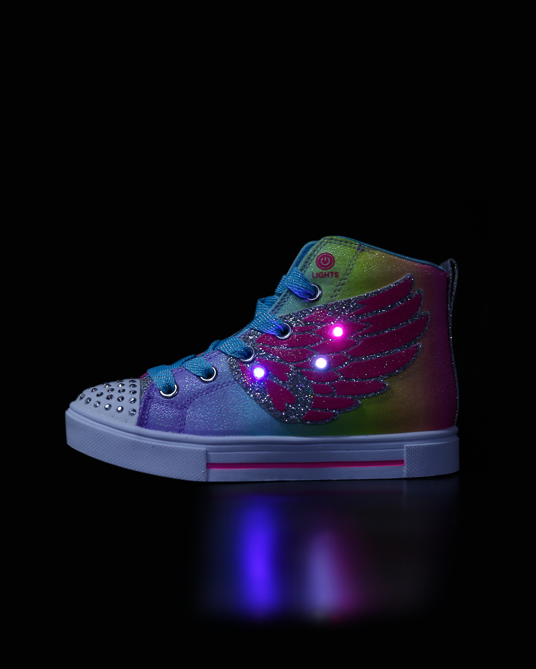 Skechers Twinkle Sparks - Wing Charm Büyük Kız Çocuk Çok Renkli