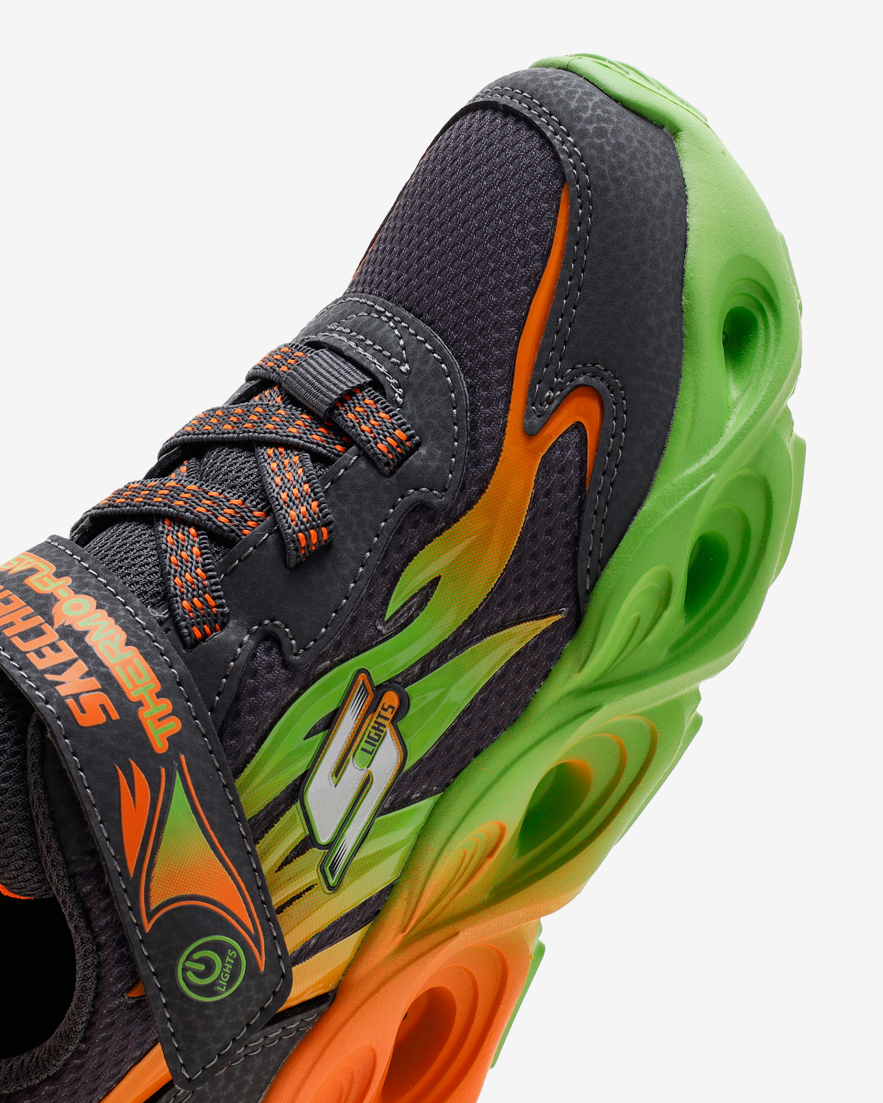 Skechers Thermo Flash Heat Flux Büyük Erkek Çocuk Gri Işıklı