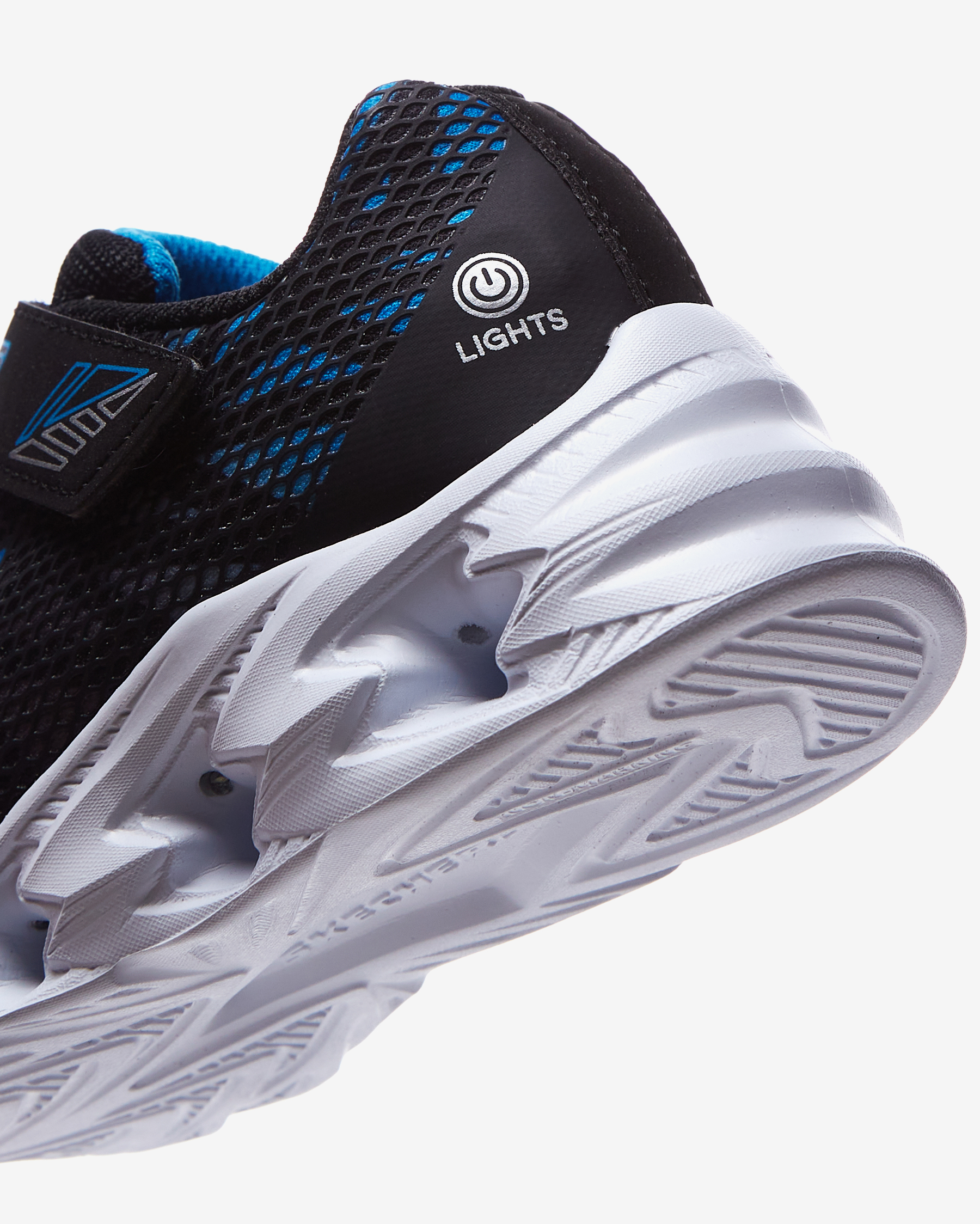 Ｙ② Skechers Vortex 2.0 Büyük Erkek Çocuk Siyah Işıklı Spor Ayakkabı