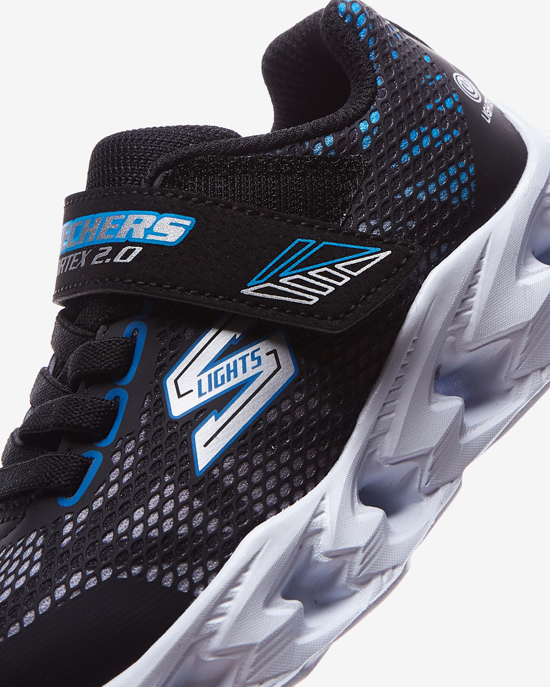 Skechers Vortex 2.0 Büyük Erkek Çocuk Siyah Işıklı Spor Ayakkabı