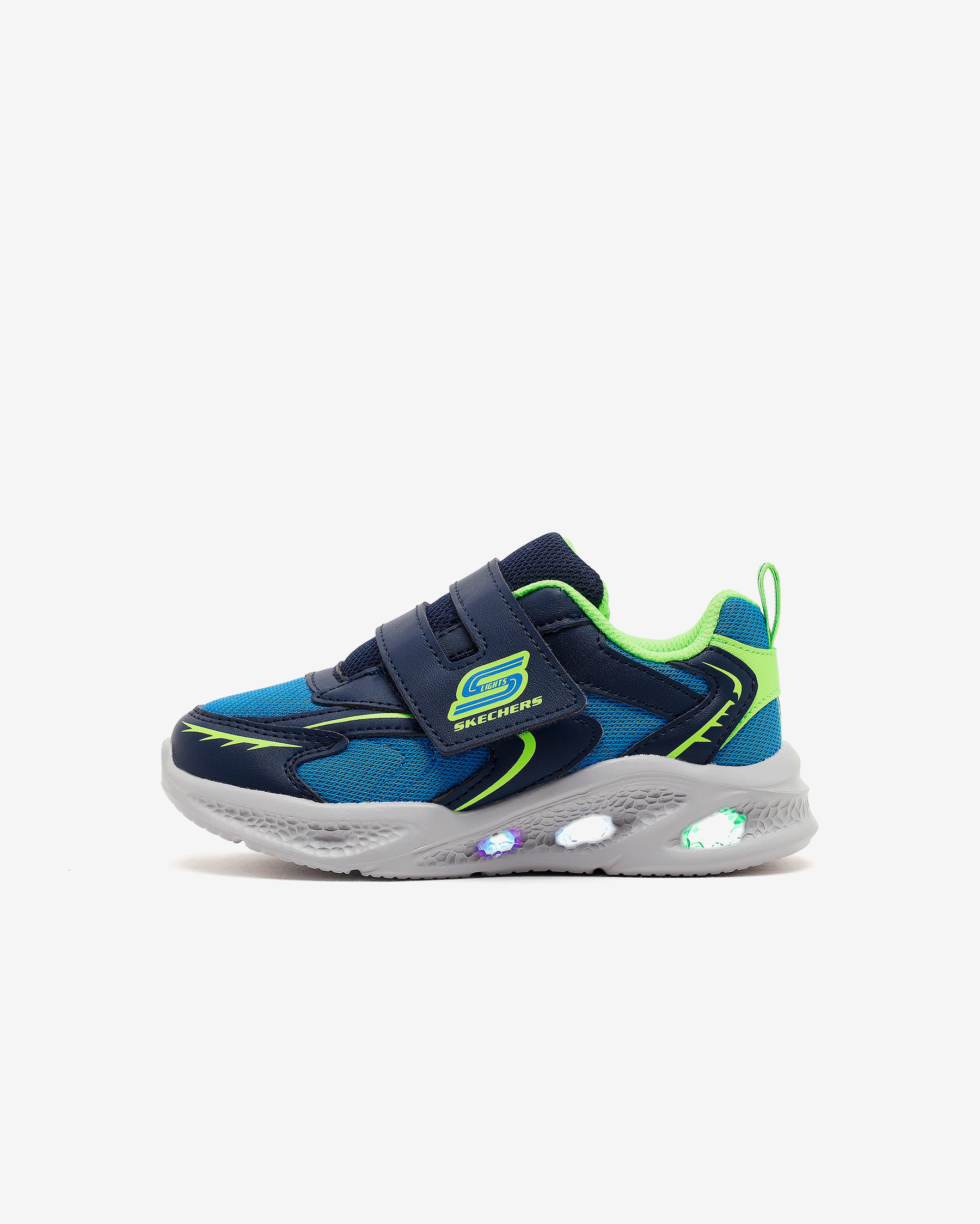 Skechers Meteor-lights Küçük Erkek Çocuk Mavi Işıklı Spor Ayakkabı