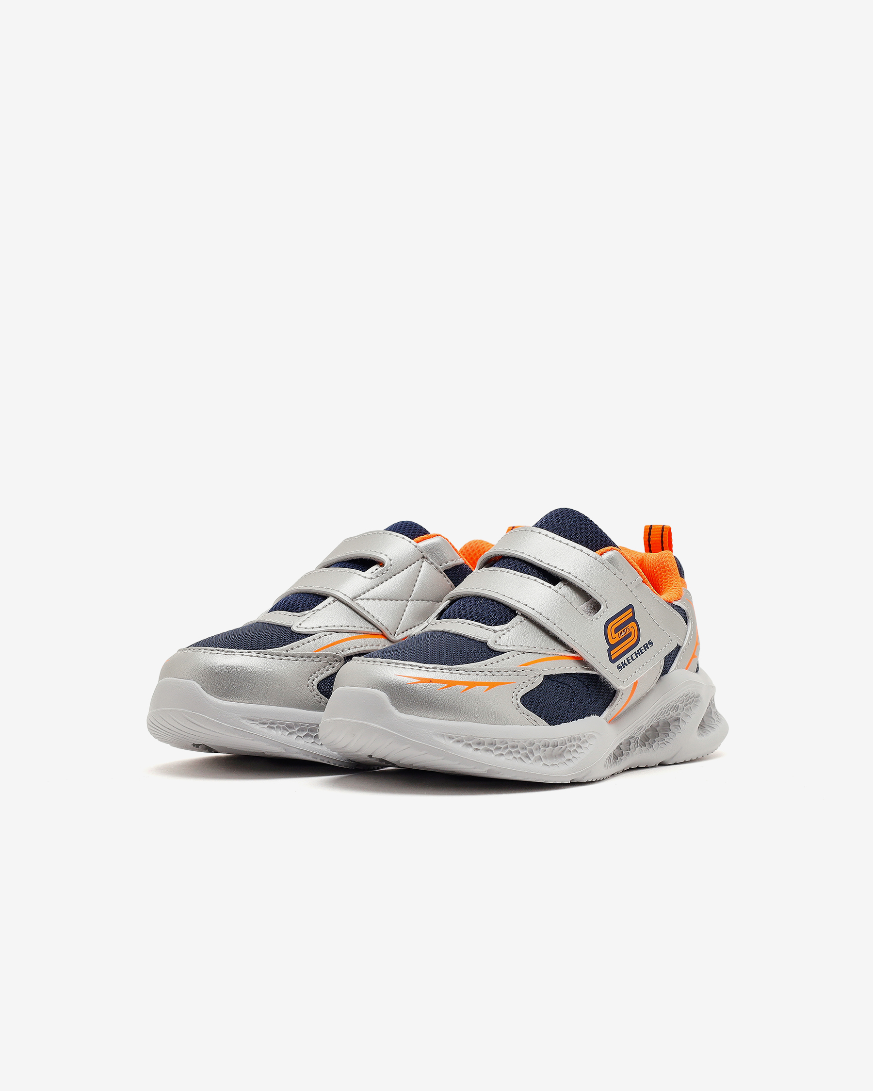 Skechers Meteor-lights Küçük Erkek Çocuk Gri Işıklı Spor Ayakkabı