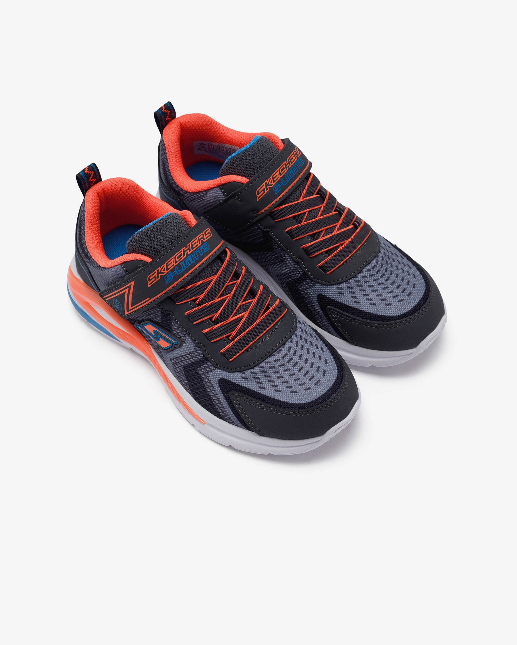 カリグラム Skechers Tri-namics Büyük Erkek Çocuk Gri Işıklı Spor Ayakkabı