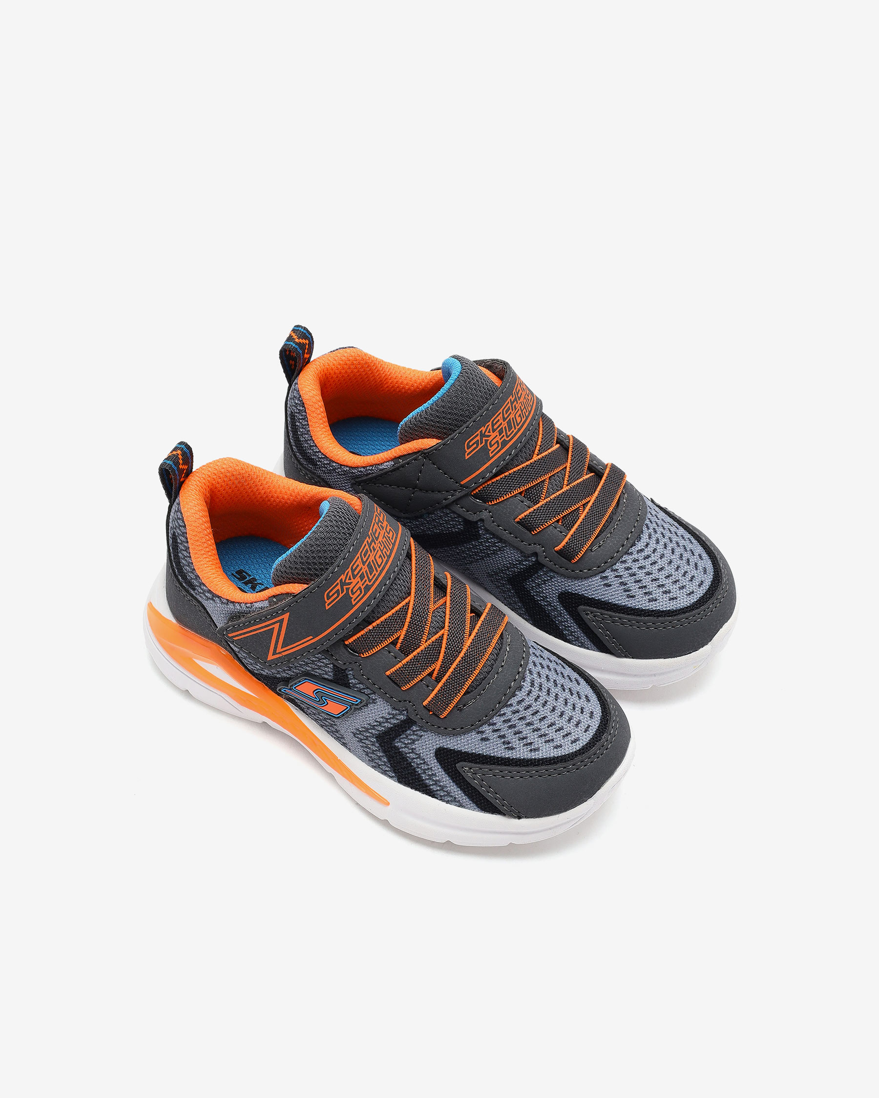 Skechers Tri-namics Küçük Erkek Çocuk Gri Işıklı Spor Ayakkabı