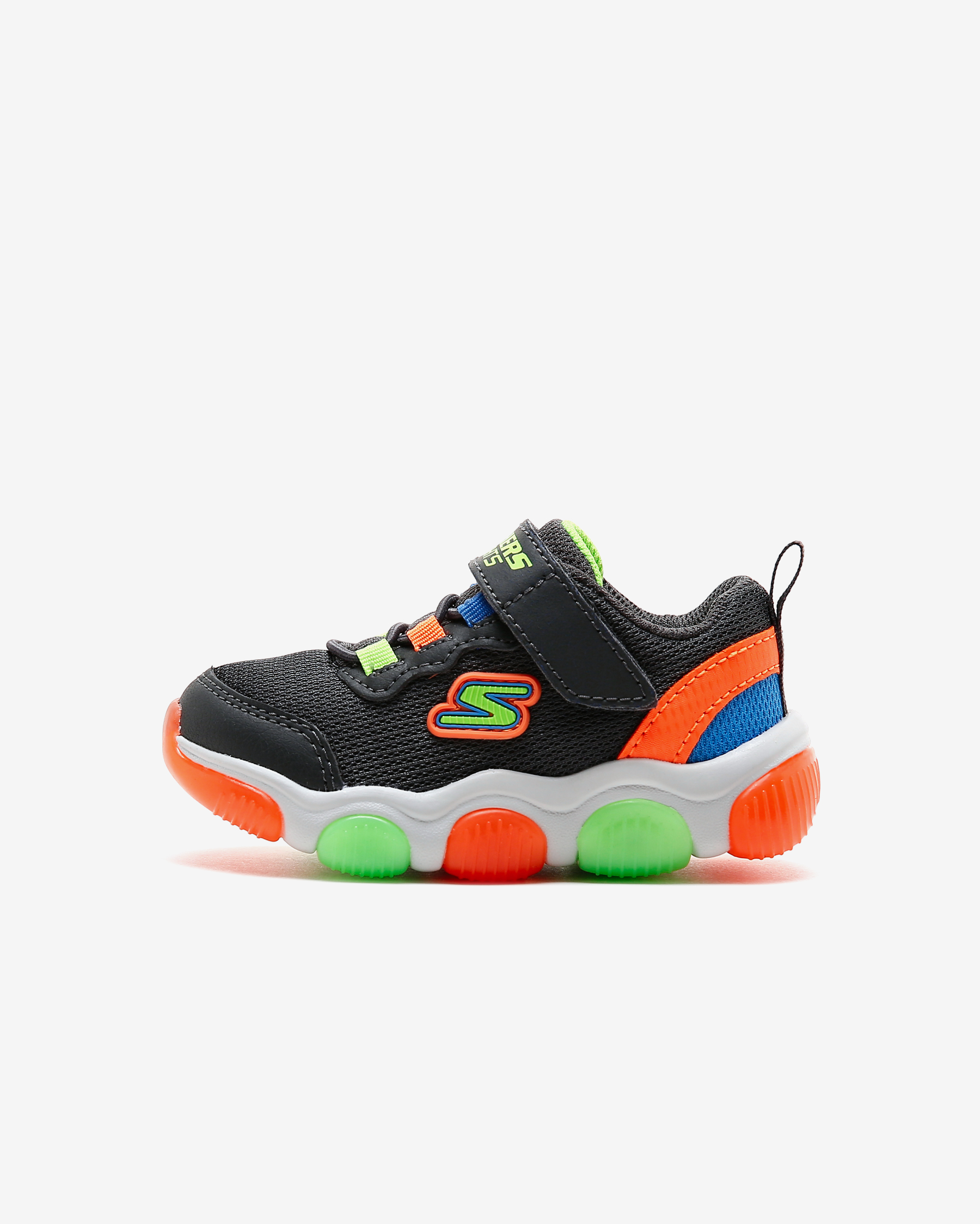 Skechers Mighty Glow Küçük Erkek Çocuk Gri Işıklı Spor Ayakkabı