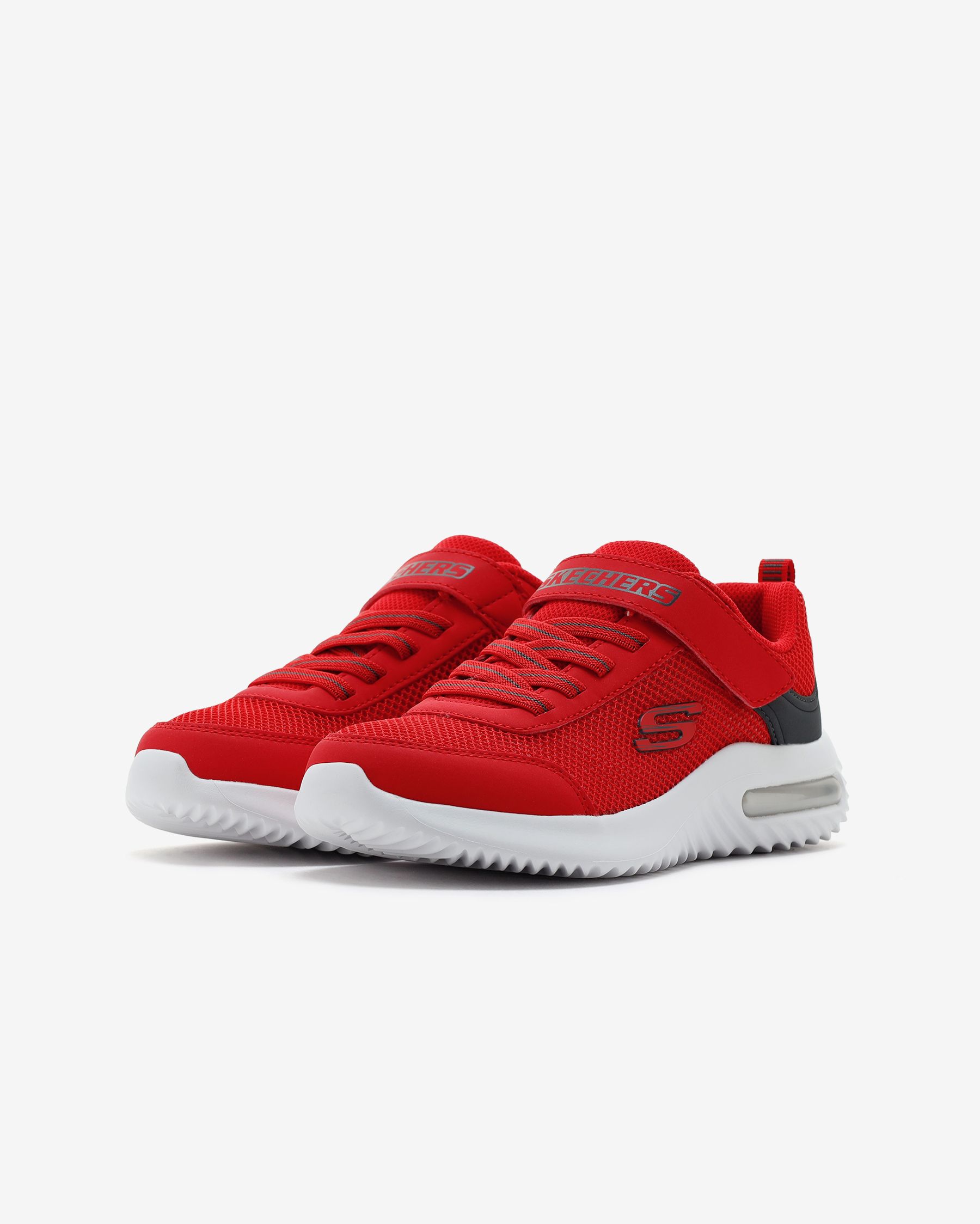 Skechers Bounder - Tech Büyük Erkek Çocuk Kırmızı Spor Ayakkabı
