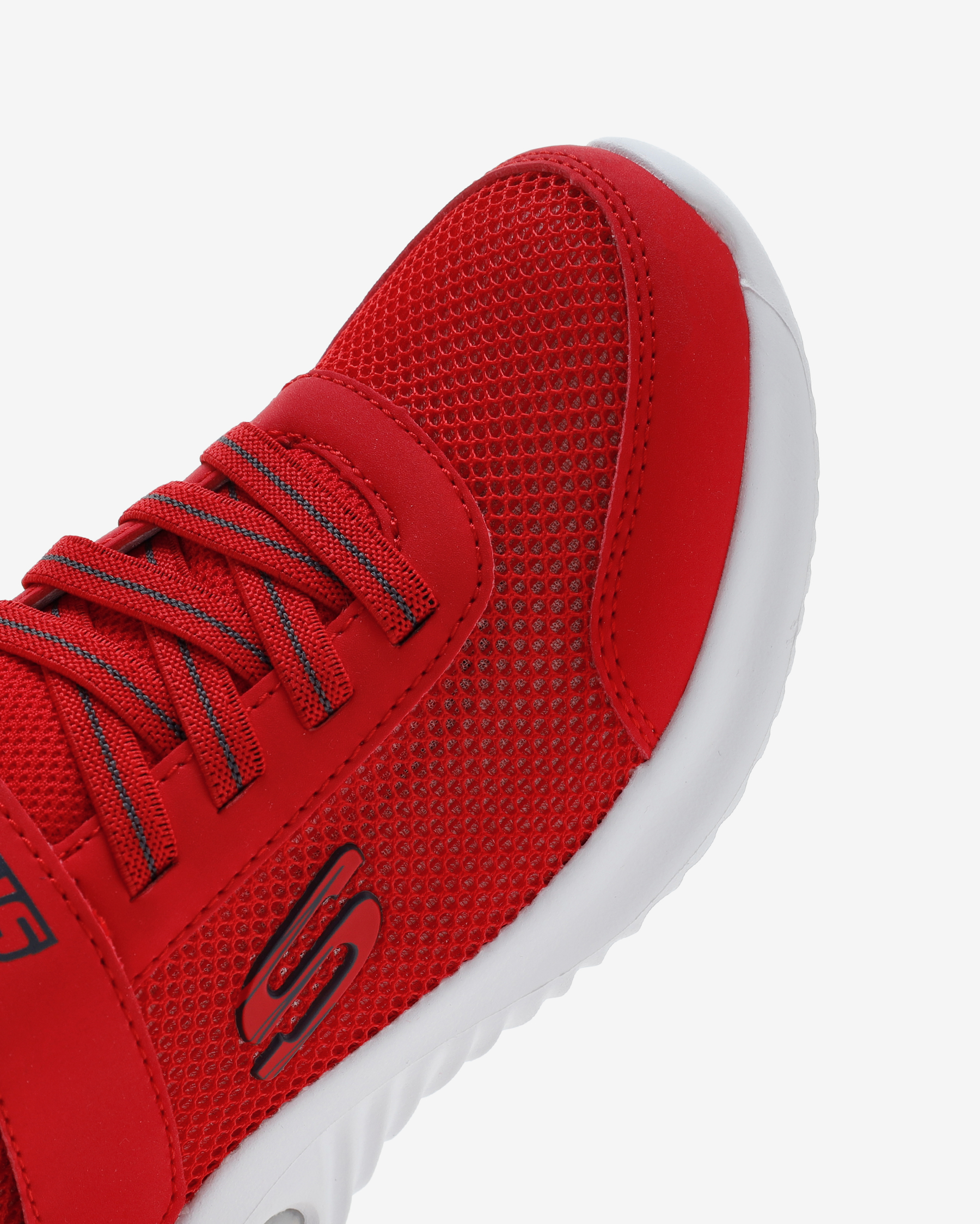 Skechers Bounder - Tech Büyük Erkek Çocuk Kırmızı Spor Ayakkabı