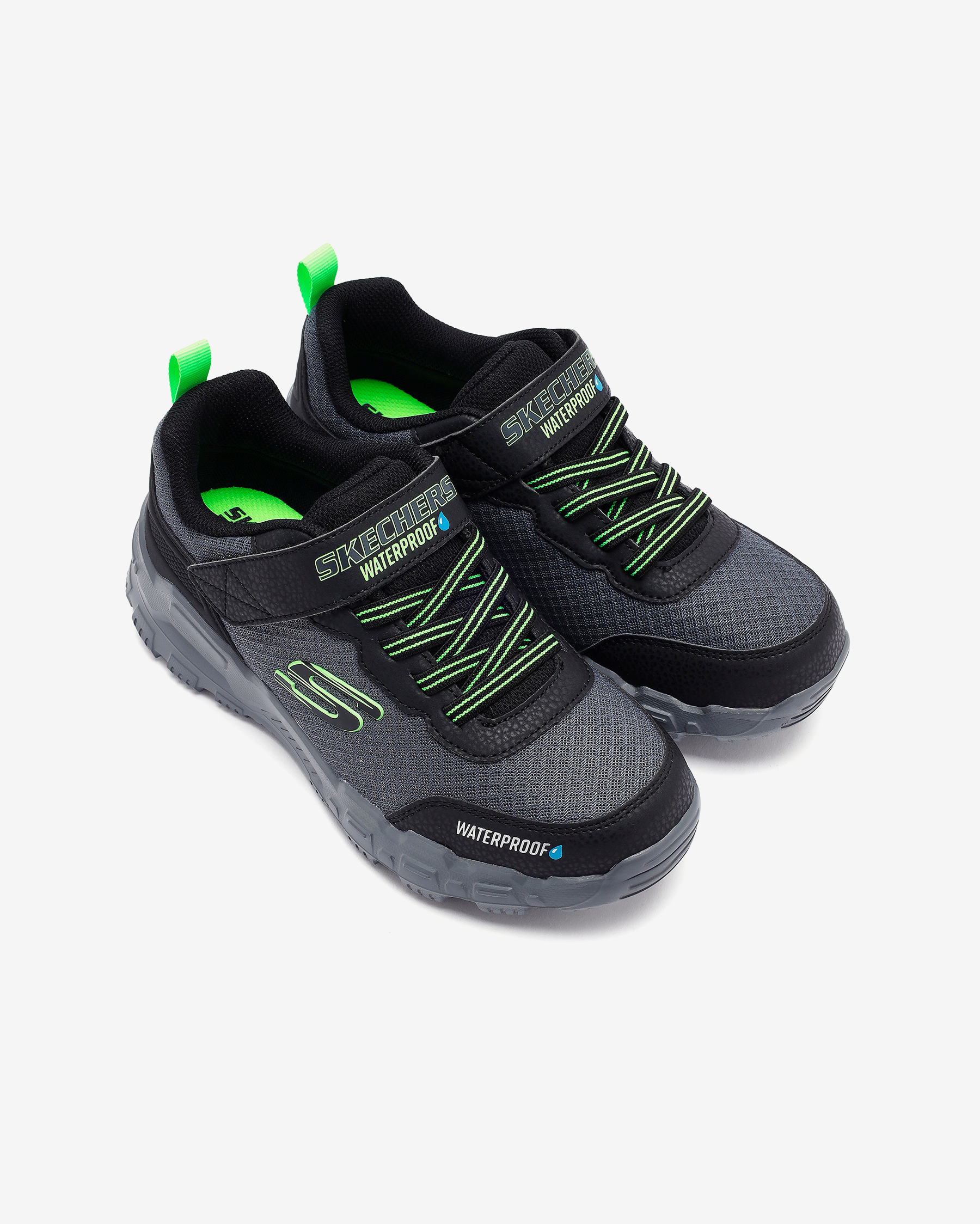 Skechers Adventure Track Aquatastic Buyuk Erkek Cocuk Gri Spor Ayakkab 406439