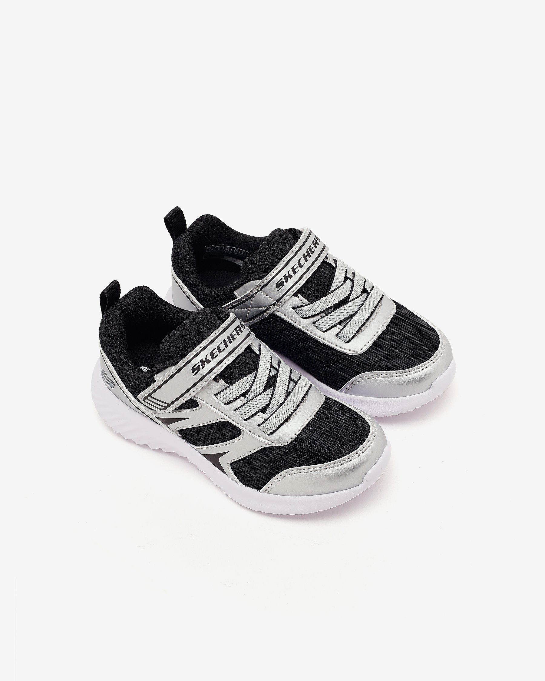 Skechers Bounder Küçük Erkek Çocuk Gri Spor Ayakkabı 407609N SLBK