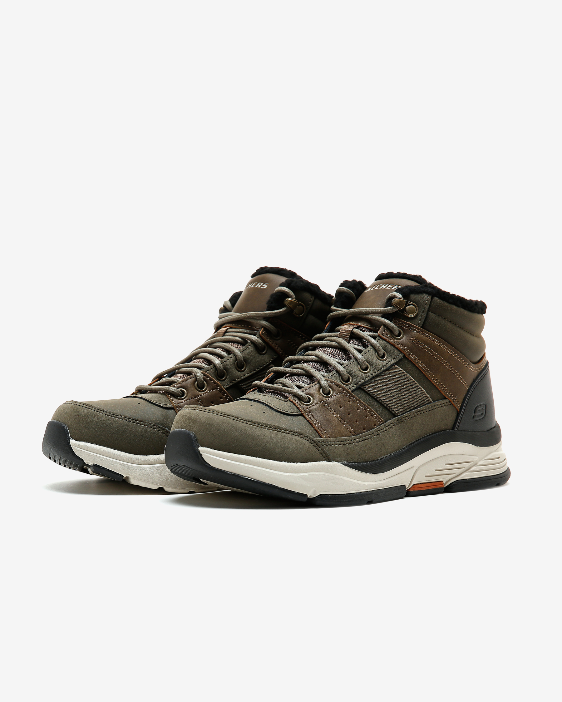 Skechers Benago - Voren Erkek Haki Outdoor Bot 66199 OLV