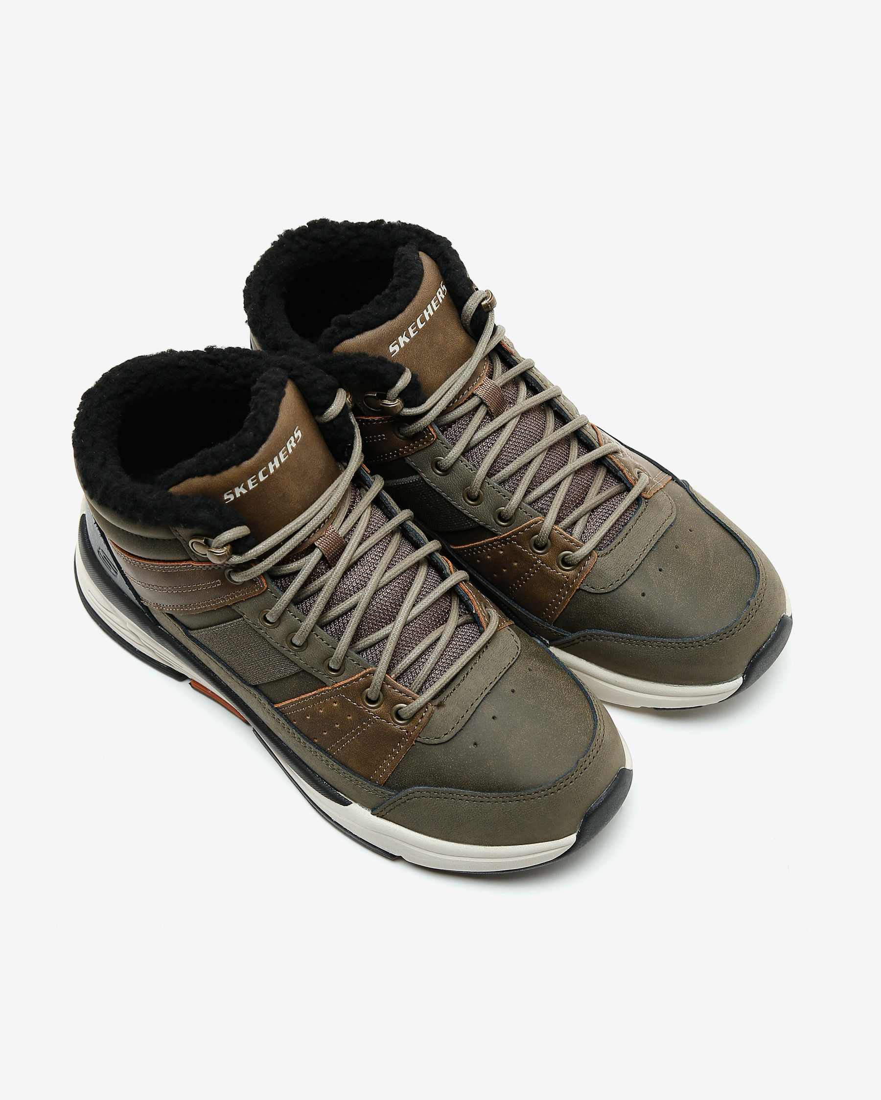 Skechers Benago - Voren Erkek Haki Outdoor Bot 66199 OLV
