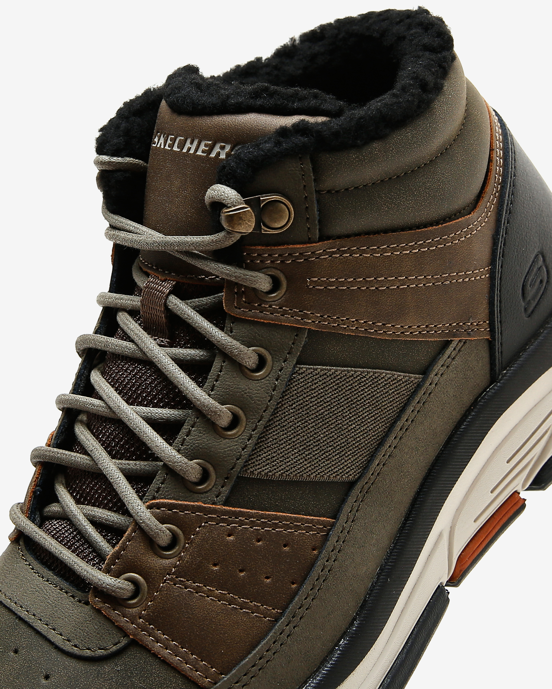 Skechers Benago - Voren Erkek Haki Outdoor Bot 66199 OLV