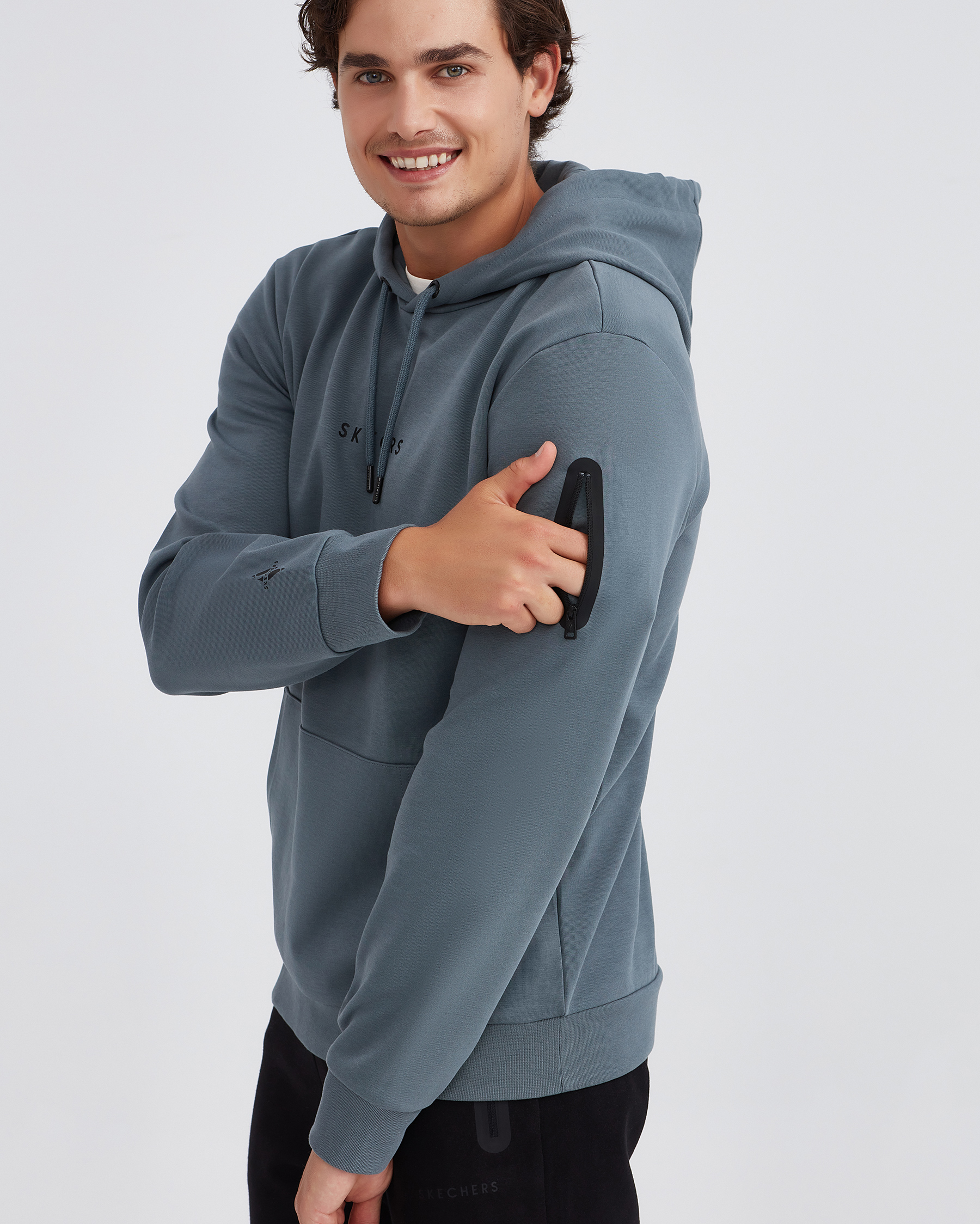 SUBCULTURE HOODIE / GRAY サイズ2 NO 601 Unisex Grimelanj Türk Bayraklı Fermuarlı Kapşonlu Hırka