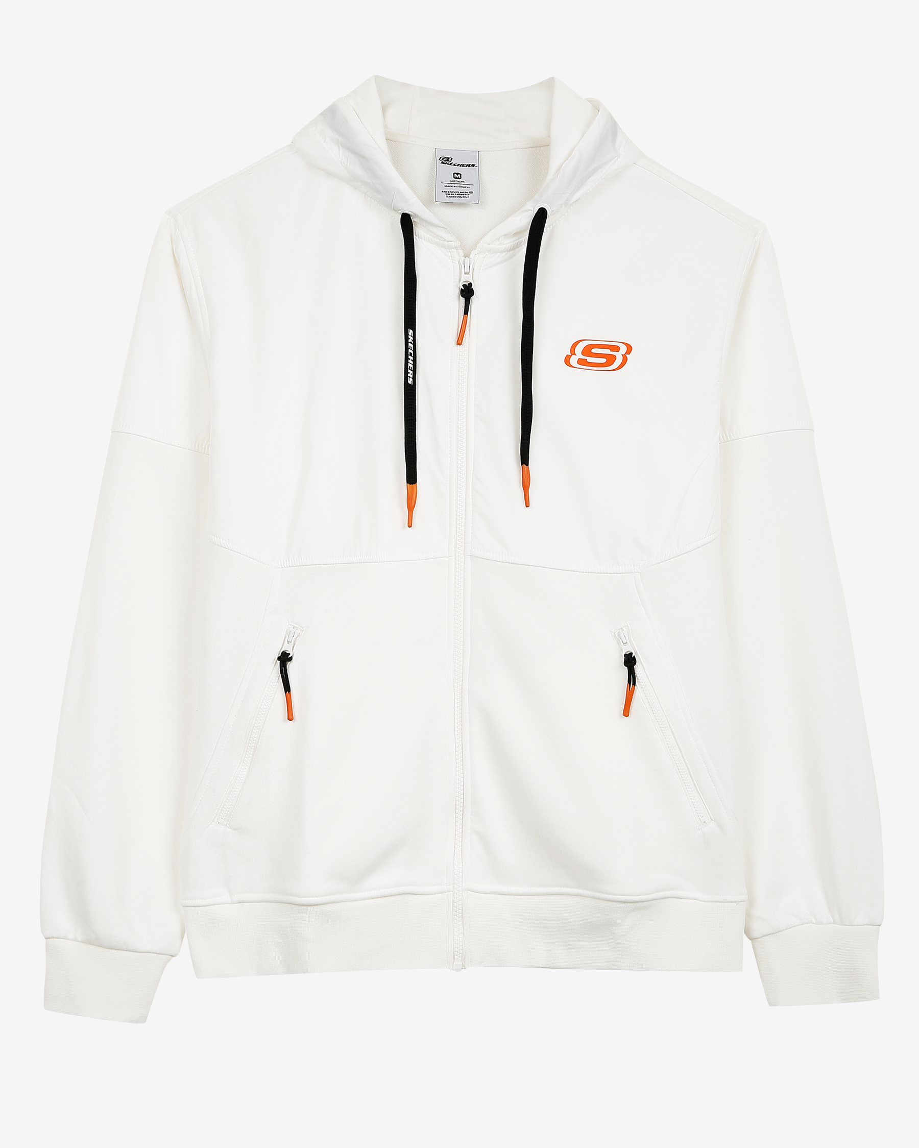 Skechers M Lw Fleece Pop Up Detailed Full Zip Hoodie Sweatshirt