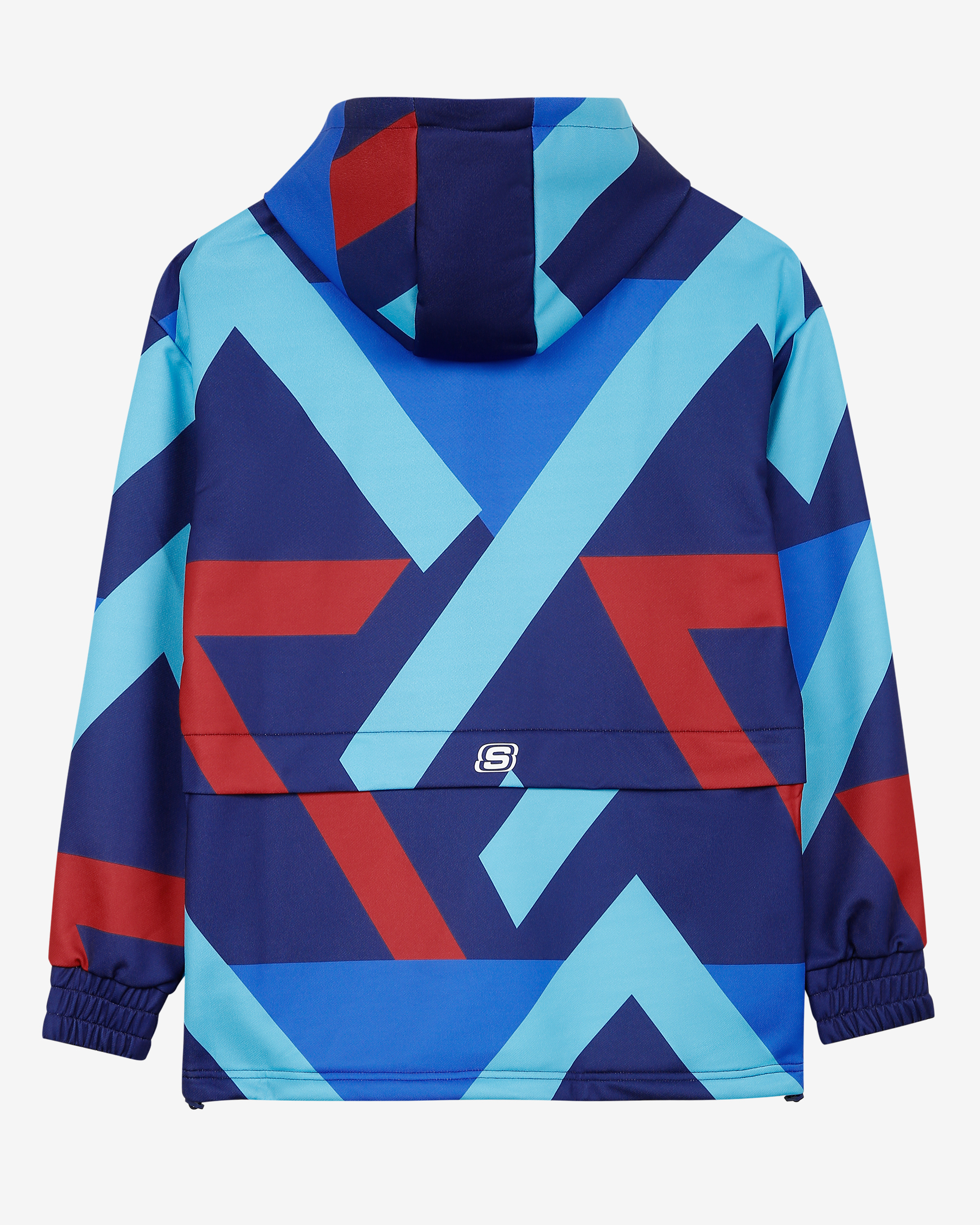 Skechers M Capsule Coll. Big Logo Half Zip Jacket Erkek Mavi