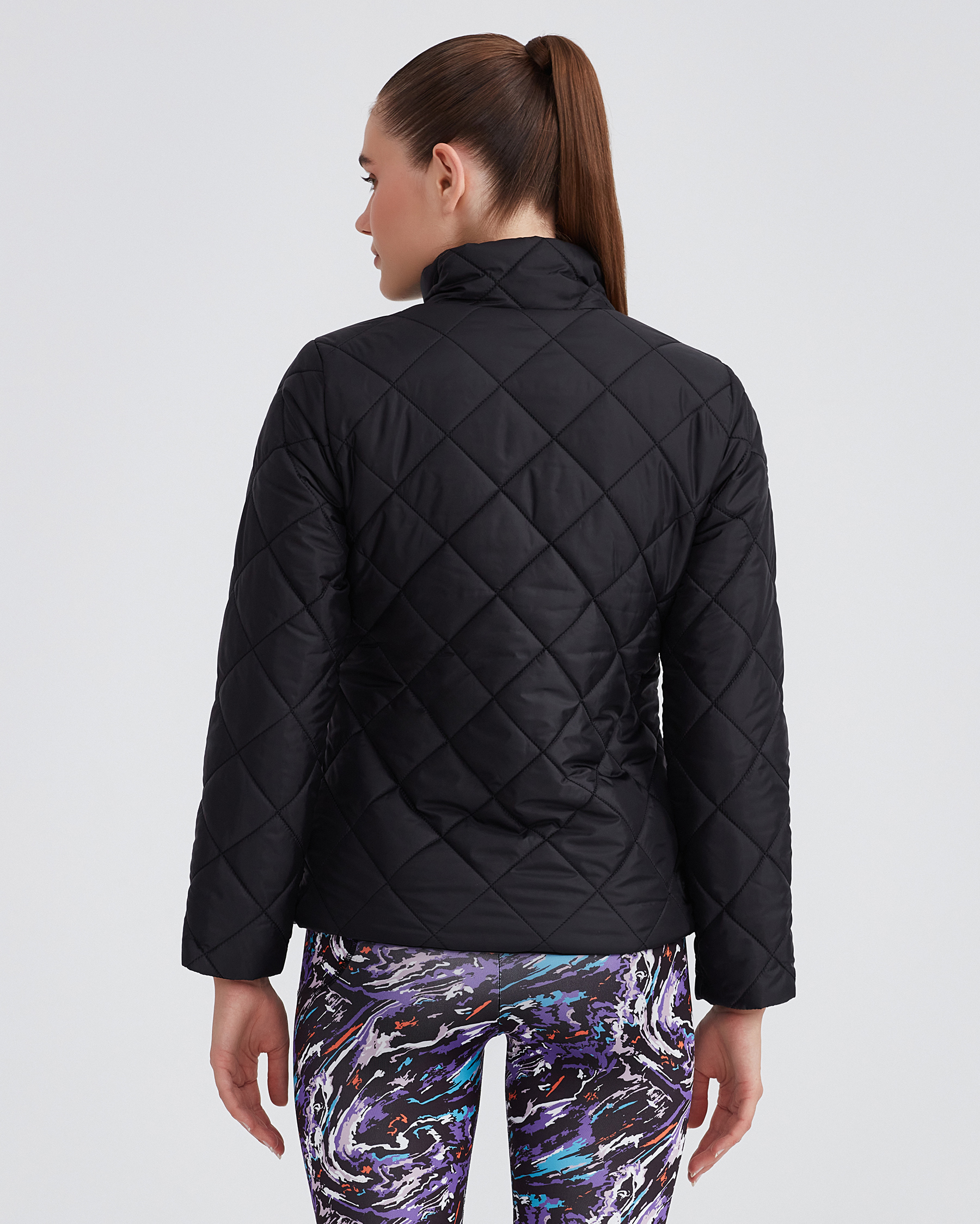 Skechers W Outerwear Padded Jacket Kadın Siyah Mont S232174-001