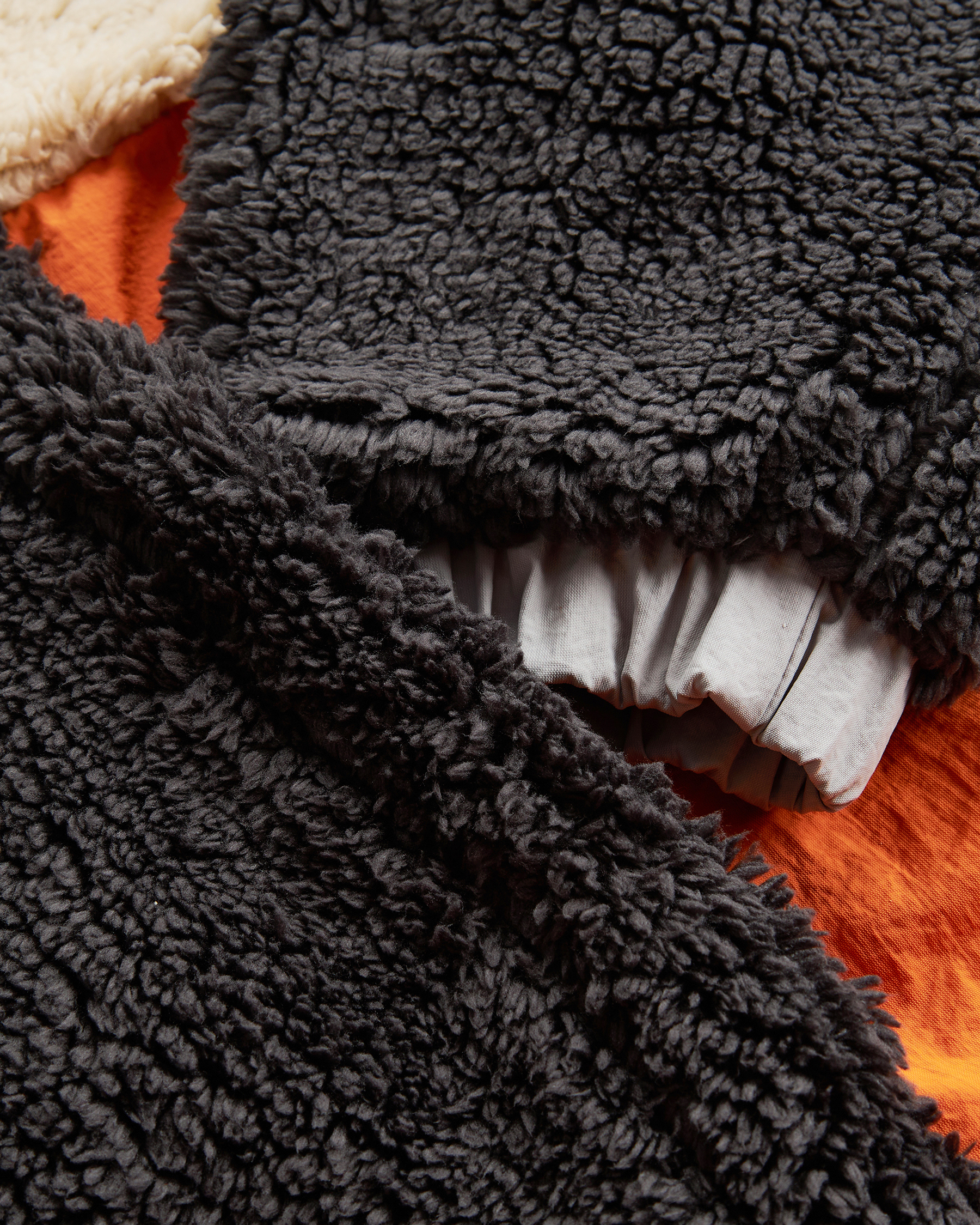 Skechers M Outdoor Fleece Full Zip Sherpa Erkek Gri Mont S232310-032