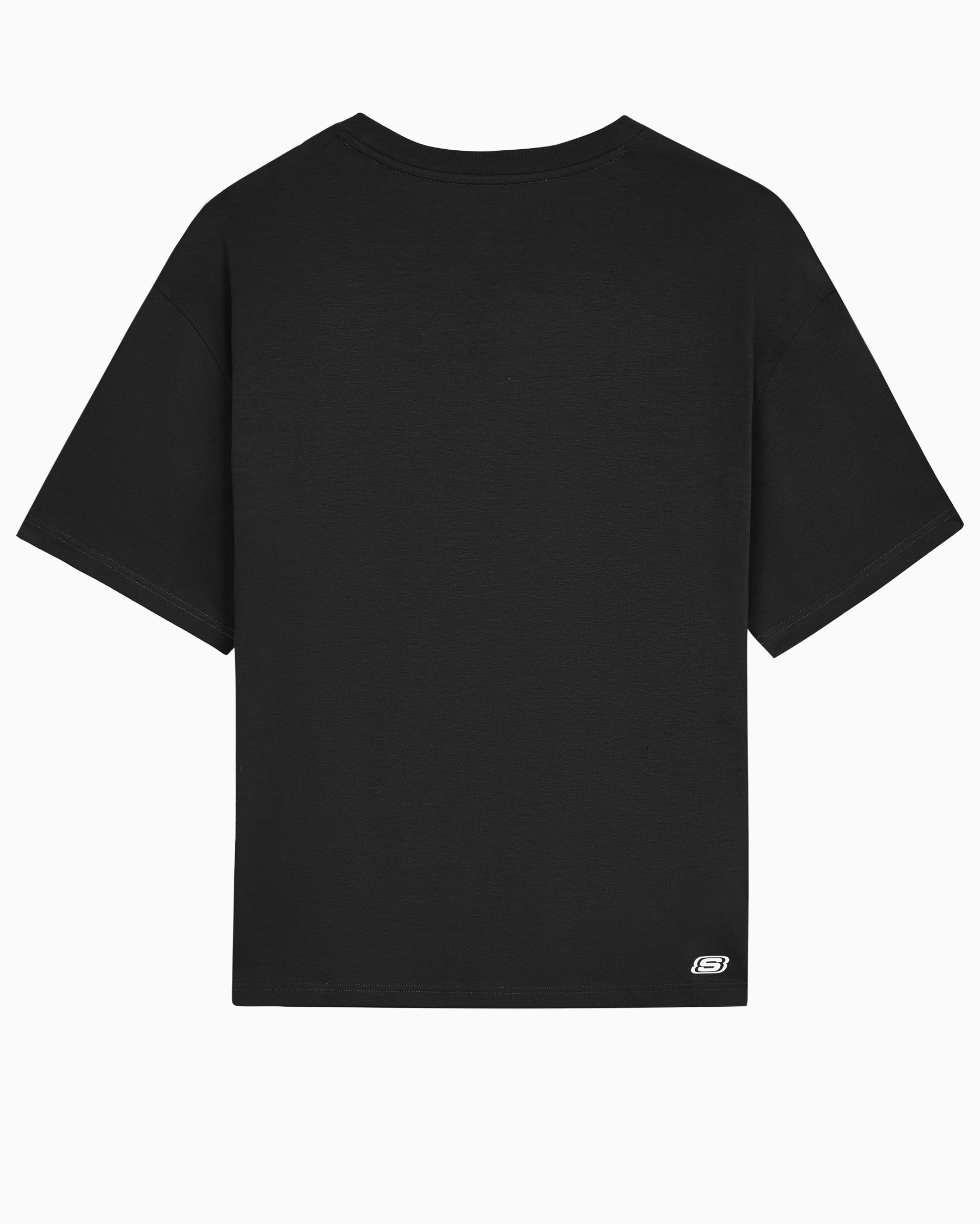 Skechers M Graphic Tee Oversize T-shirt Erkek Siyah Tshirt S232404-001