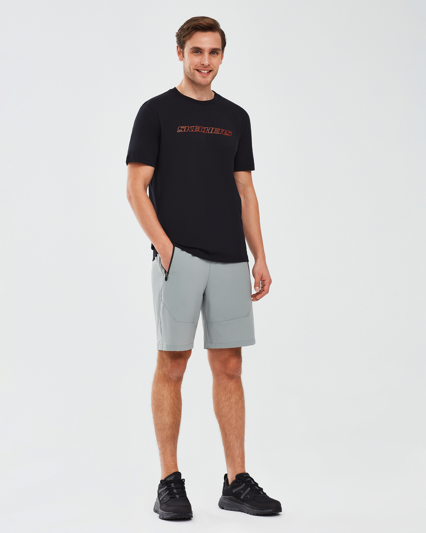Skechers Micro Collection M 7 Inch Short Erkek Gri Şort S241045-035
