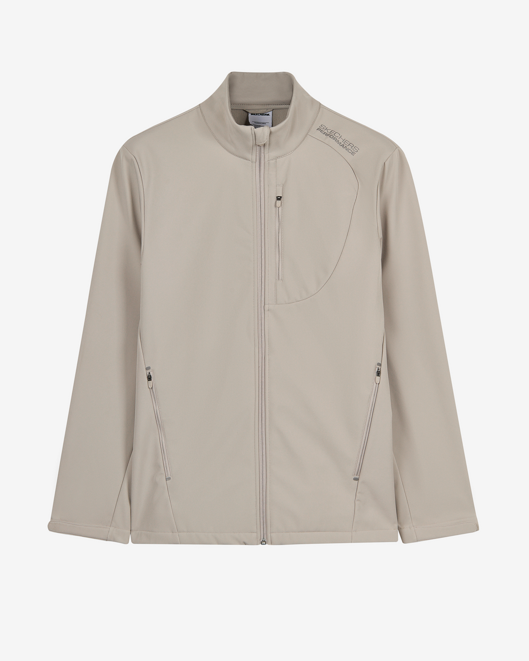 スリンキー Skechers Performance Softshell Full Zip Jacket Erkek Gri Mont