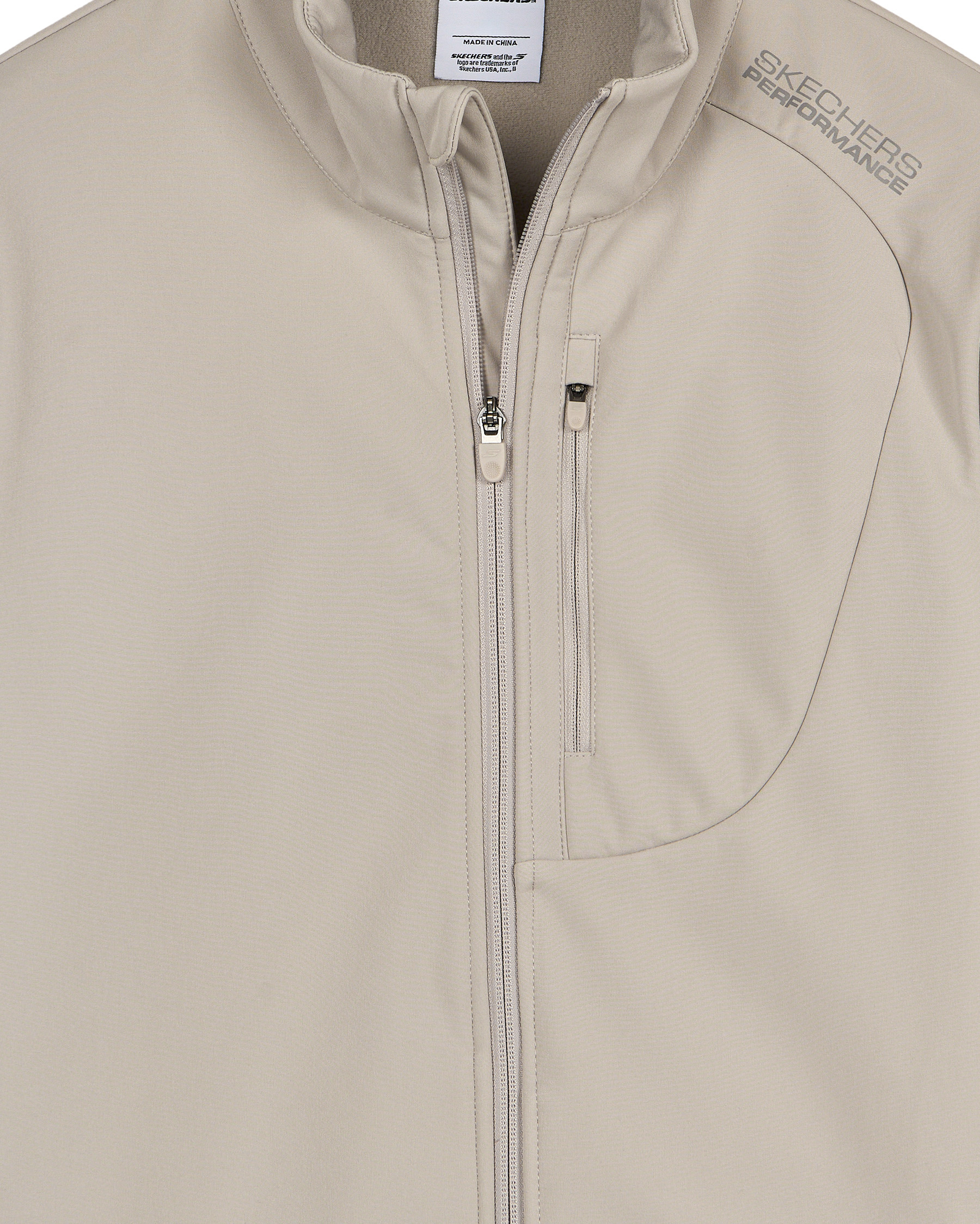 Skechers Performance Softshell Full Zip Jacket Erkek Gri Mont