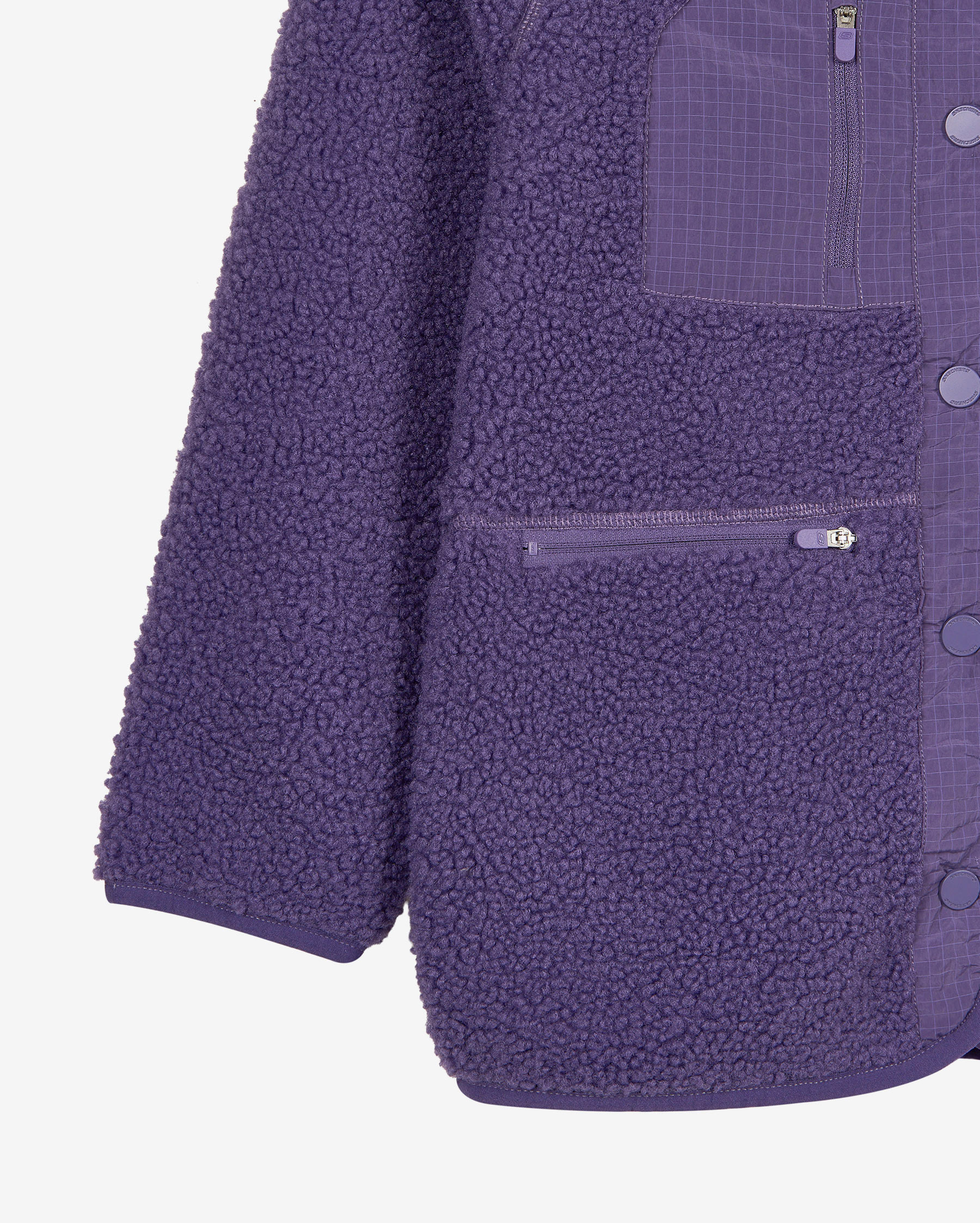 Skechers Skech Sherpa Fusion Pull Over Jacket Büyük Kız Çocuk Mor