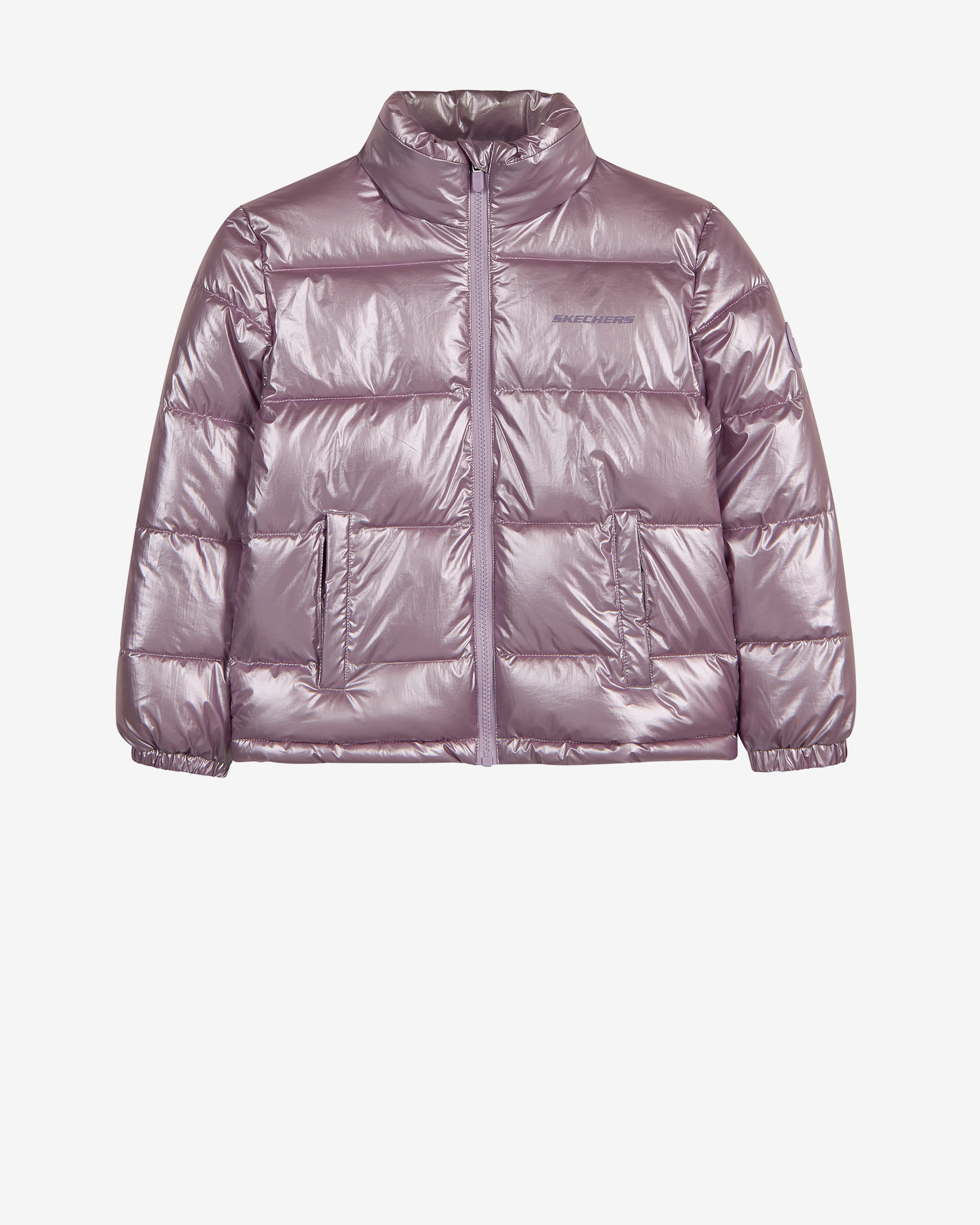 Skechers All Weather Pearly Full Zip Jacket Büyük Kız Çocuk Mor