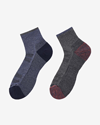 1/2 Terry Trail Qtr Crew - 2'Li Paket Erkek Çorap S118740-434