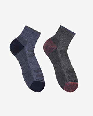 1/2 Terry Trail Qtr Crew - 2'Li Paket Erkek Çorap S118740-434_1