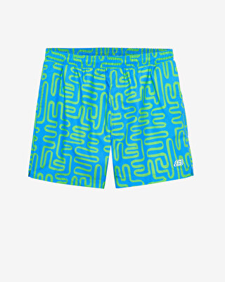 M 5 Inch Allover Print Swimshort S241113-400