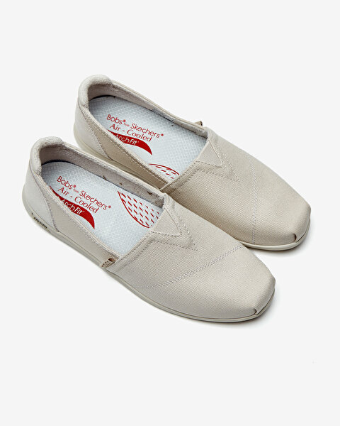 Skechers Arch Fit Plush  -  For3ver Luv Kadın Bej Günlük Ayakkabı 114108 NAT-5