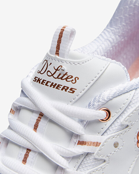 Skechers D'lites  -  Fresh Start Kadın Beyaz Sneakers 11931 WTRG-8