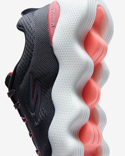 Skechers Go Walk Massage Fit Kadın Gri Yürüyüş Ayakkabısı 124903 GYPK-9