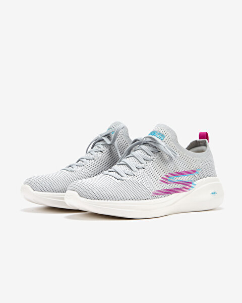 Skechers Go Run Fast  -  Brisk Day Kadın Açik Gri/mor Koşu Ayakkabısı 128186 LGPR-2