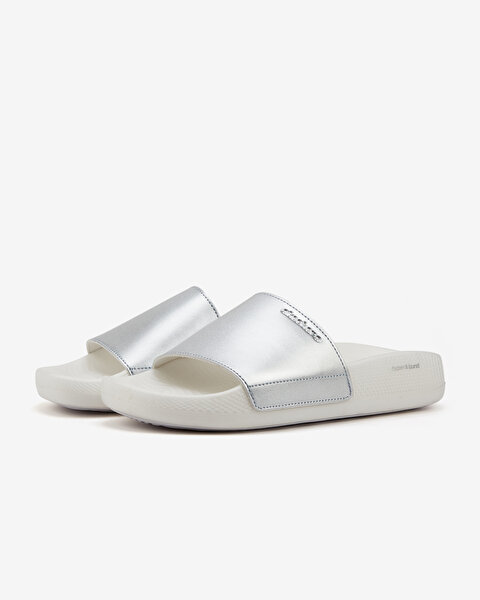 Skechers Hyper Slide  -  Shine On Kadın Gri Terlik 140431 SIL-2